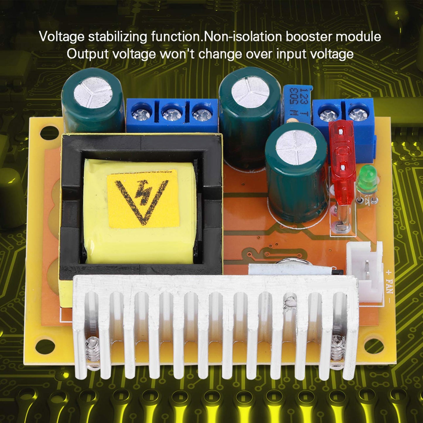 Convertidor DC Boost Vikye Alto Voltaje 8-32V 12V a ± 45V-390V para Fuente de Alimentación