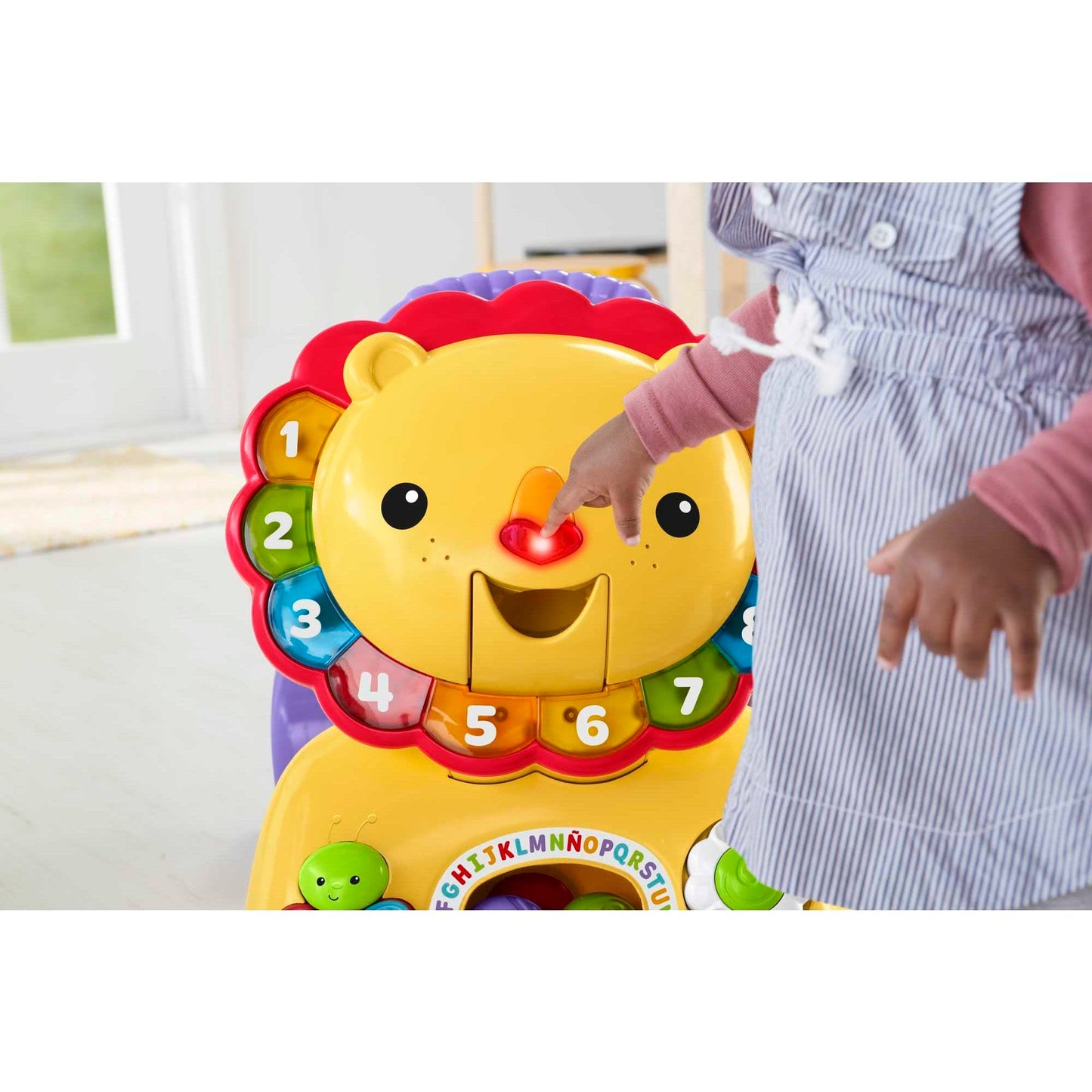 Fisher-Price Andadera León Camina Conmigo 3 en 1 con Luces y Sonidos para Bebés de 6 Meses en Adelante