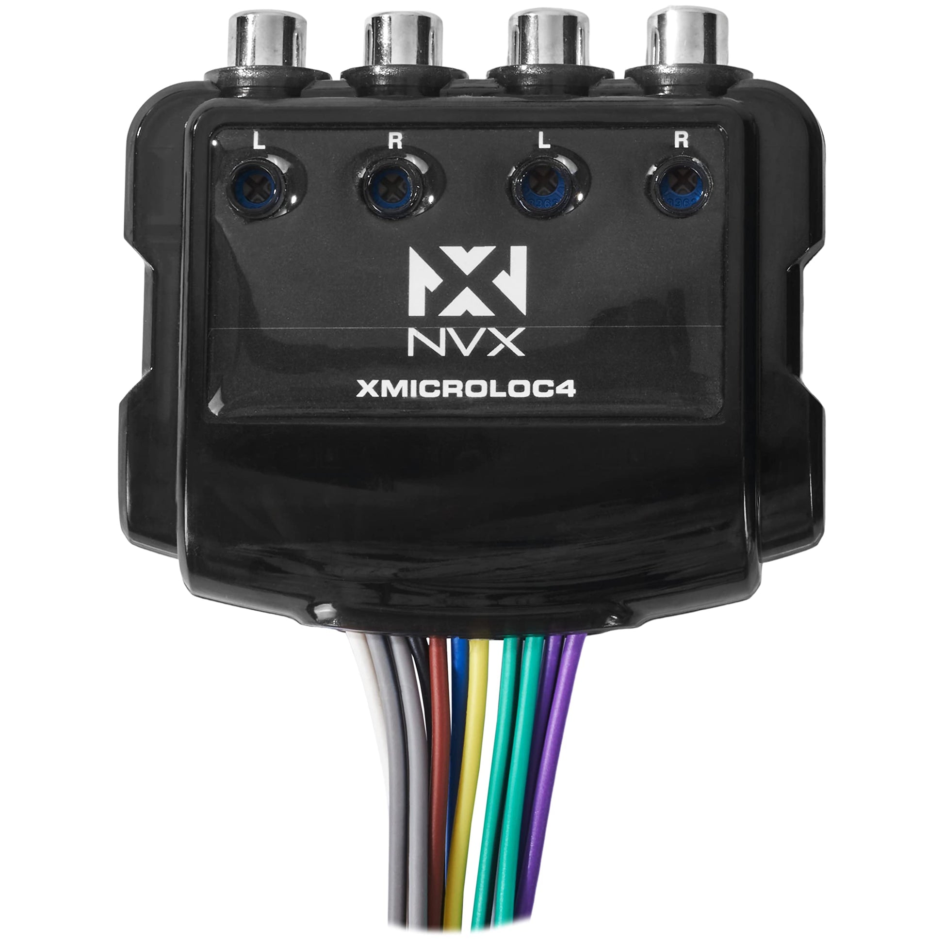 Cable de Altavoz NVX XMICROLOC4 RCA 4 Canales Ajustable con Gatillo de Encendido Remoto