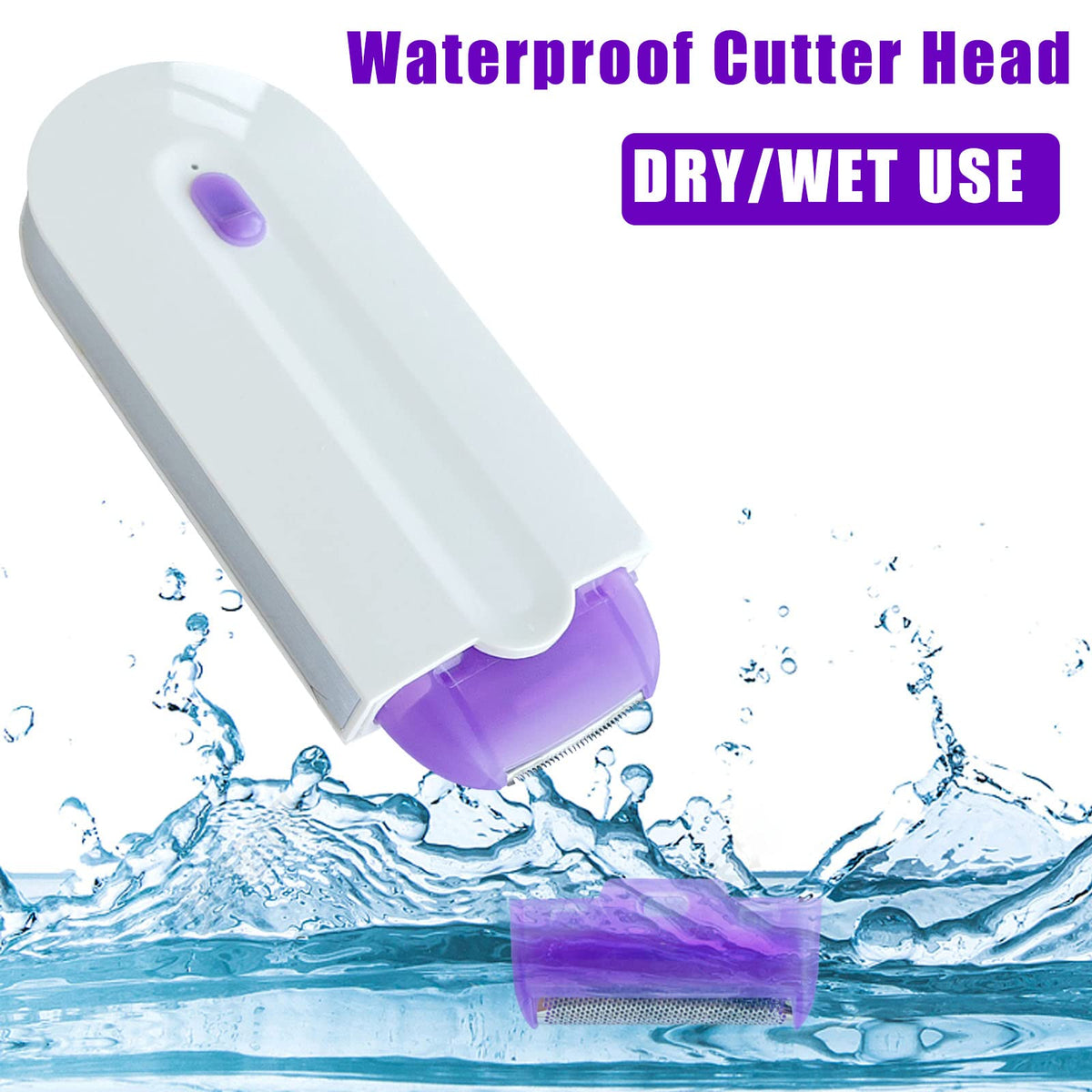 GNDROO Borrador de Pelo Suave y Sedoso de Enfoque, Herramienta Portátil de Depilación Indolora, Depiladora Recargable, Removedor de Vello Suave Al Tacto, Aplicable A Cualquier Parte Del Cuerpo, Regalo
