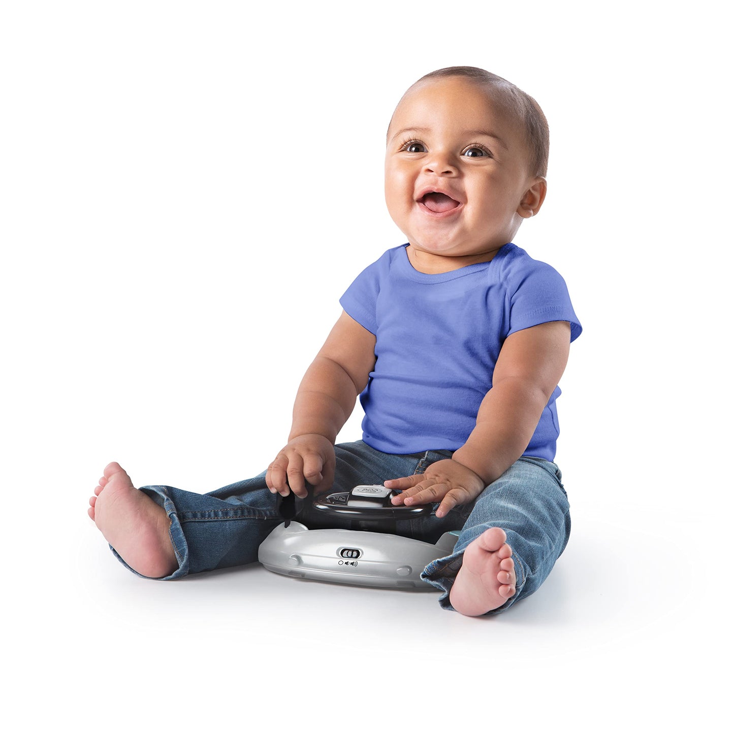 Bright Starts Ford F-150 - Centro de actividades para bebés 4 en 1 con volante interactivo extraíble, juguete de 6 meses en adelante