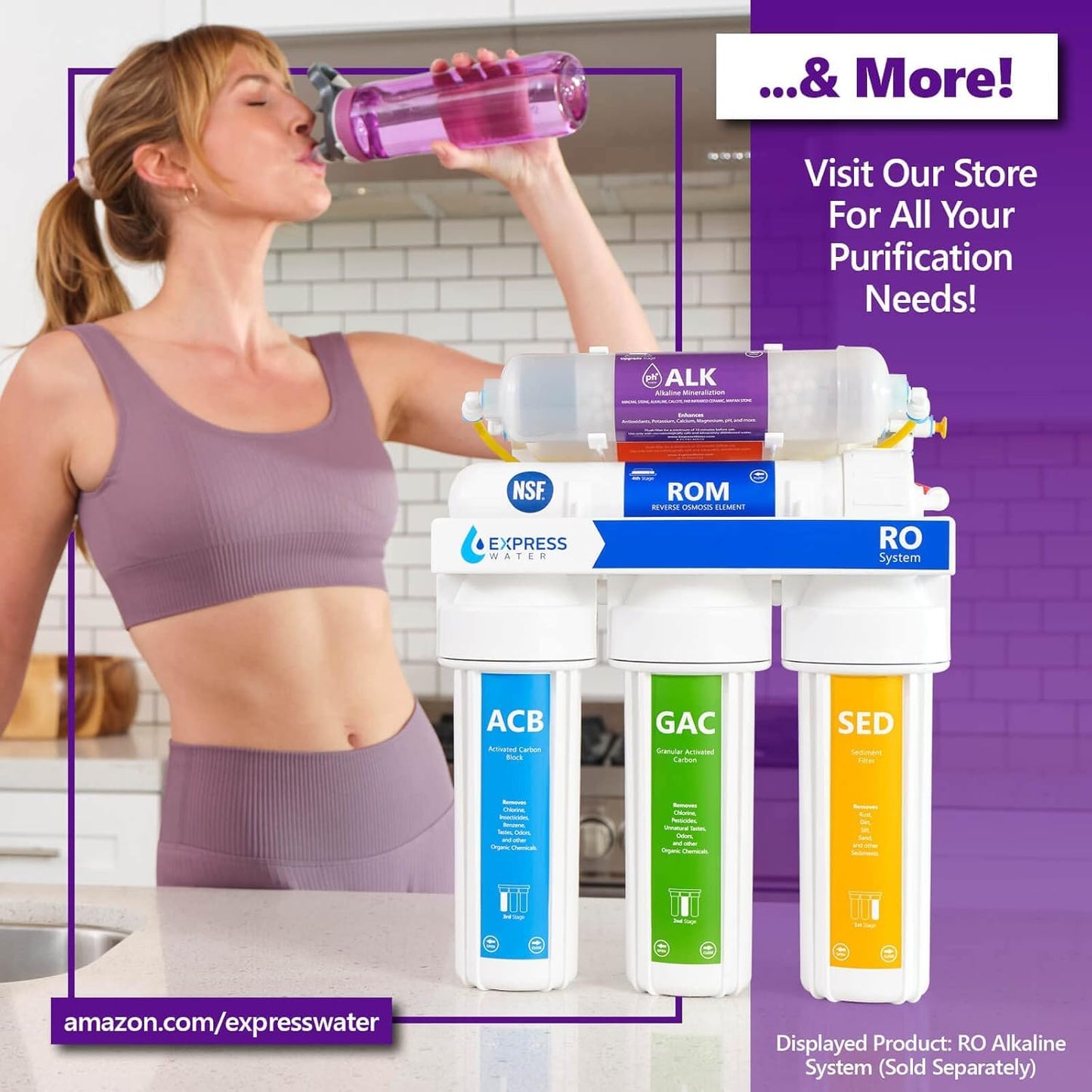 Filtro de Repuesto Express Water Blanco para Toda la Casa, 3 Unidades