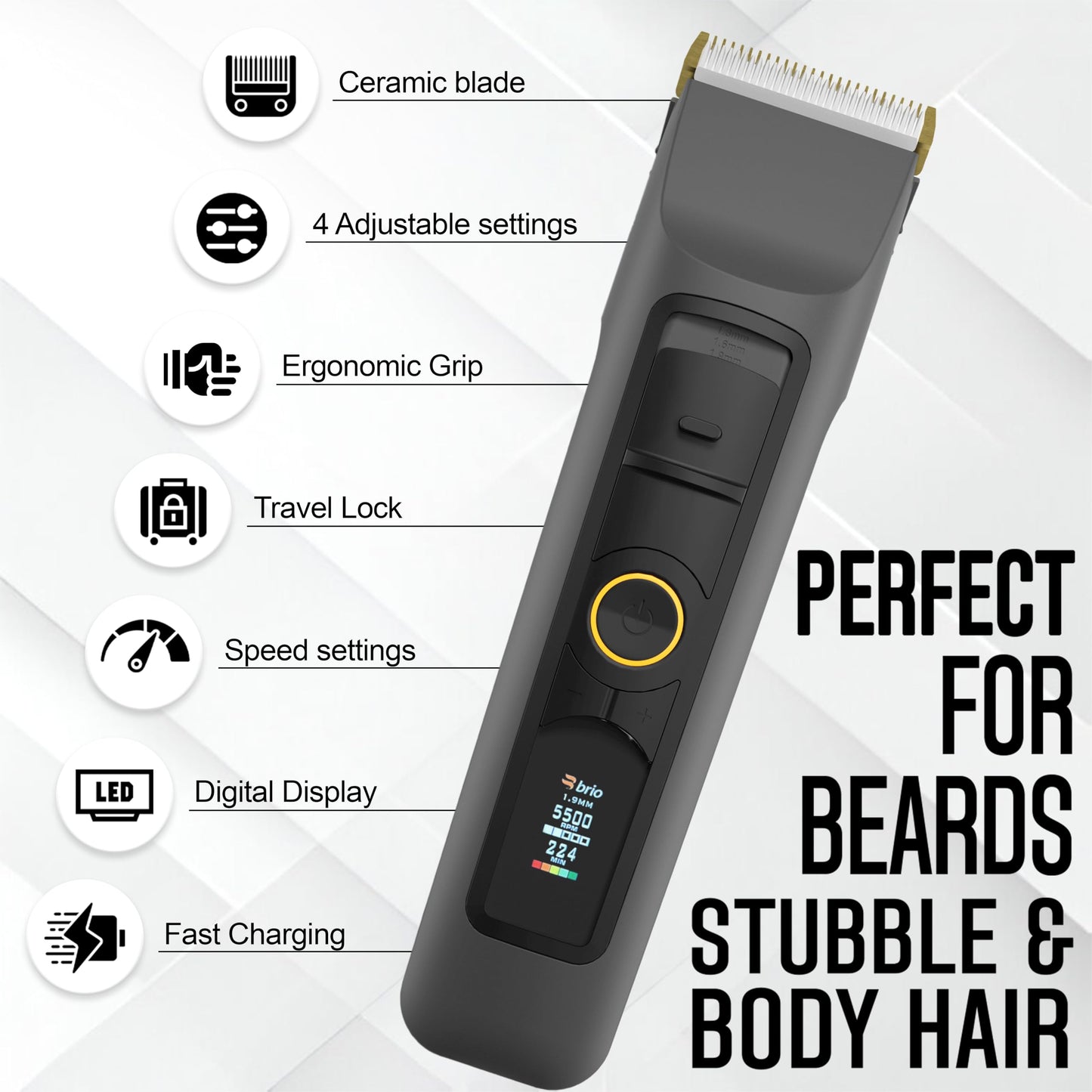 Beardscape V2 - Cortadora de barba y pelo