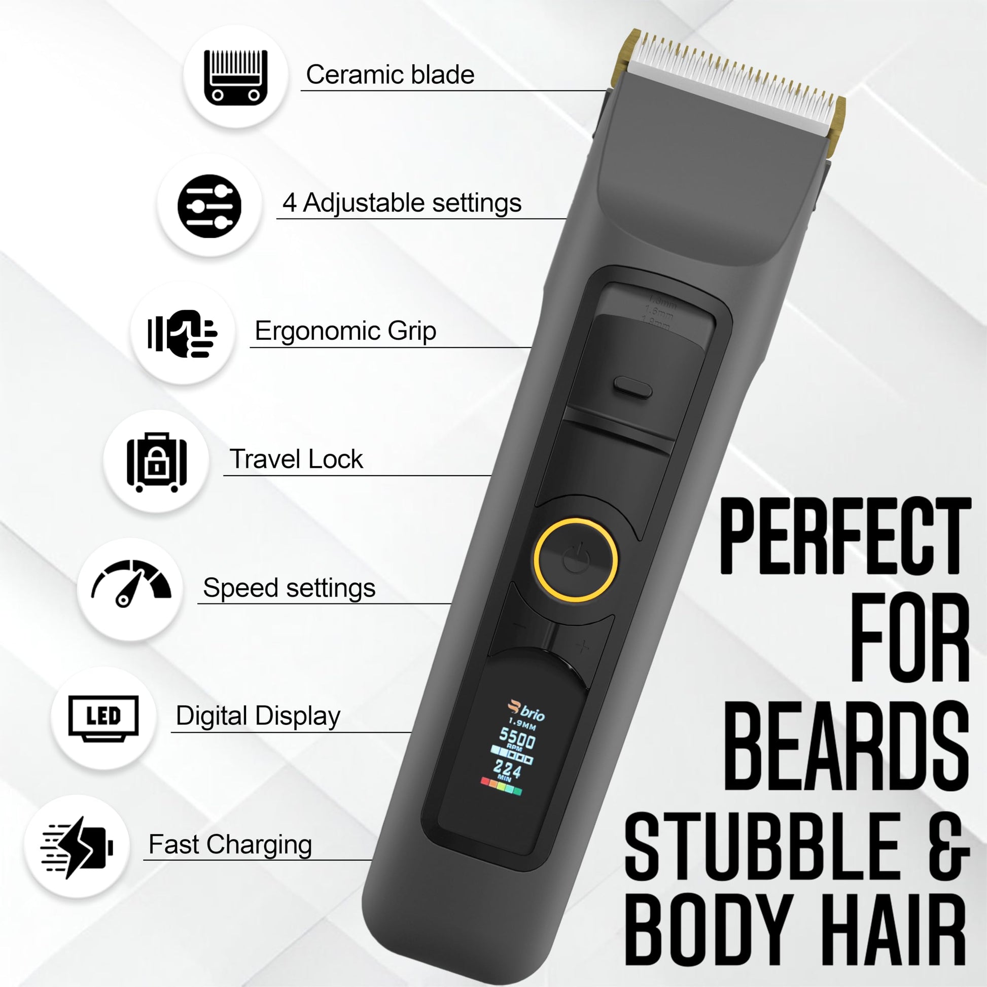 Beardscape V2 - Cortadora de barba y pelo