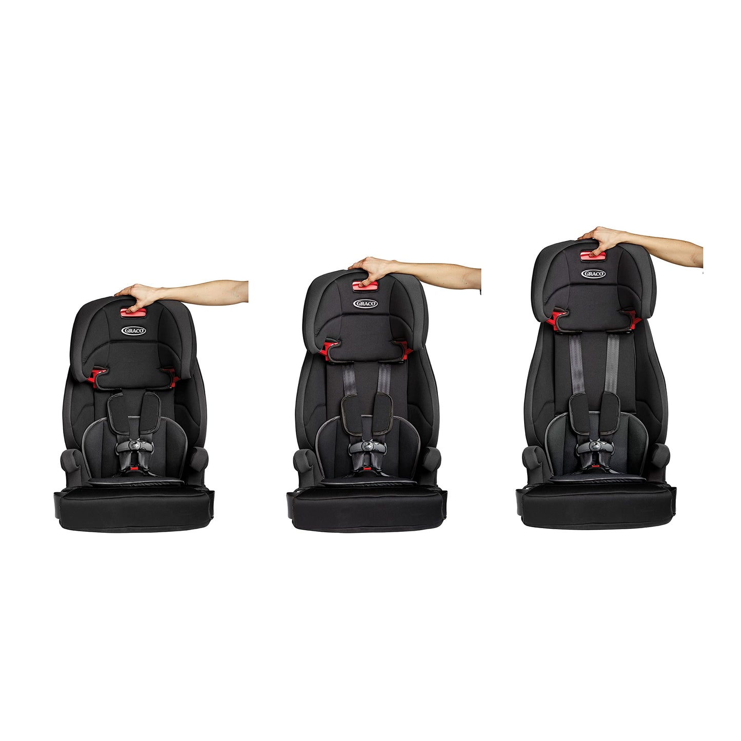 Graco - Asiento de coche Tranzitions 3-en-1 Harness Booster, Proof