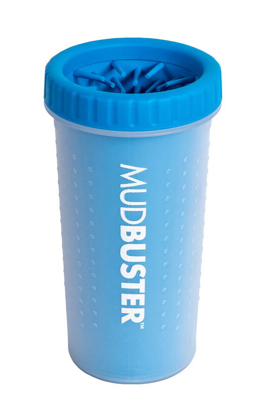 Dexas MudBuster - Limpiador de patas azules portátil grande para perros, suministros y accesorios para mascotas de alta calidad