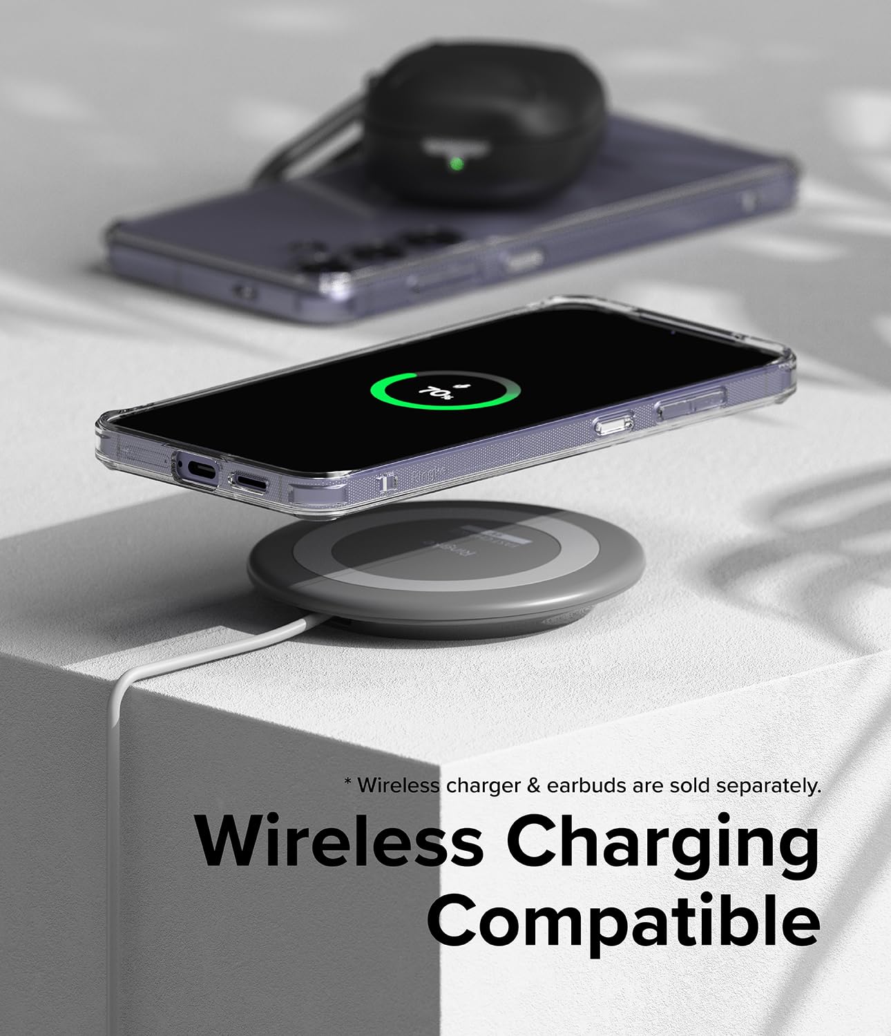 Funda Ringke Fusion Translúcida Mate Antihuellas para Samsung Galaxy S24 Plus 5G Matte Clear