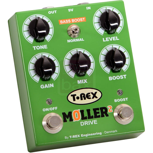 Pedal Overdrive Moller T-Rex con Clean Boost