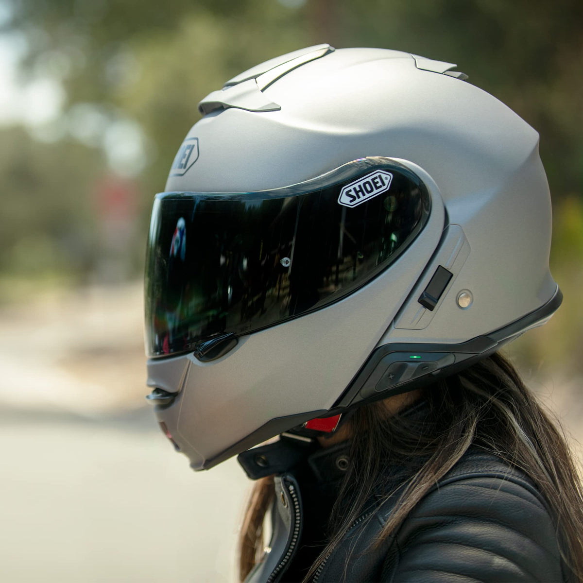 Sistema de Comunicación Bluetooth de Malla Sena para Cascos SHOEI Negro para Adultos
