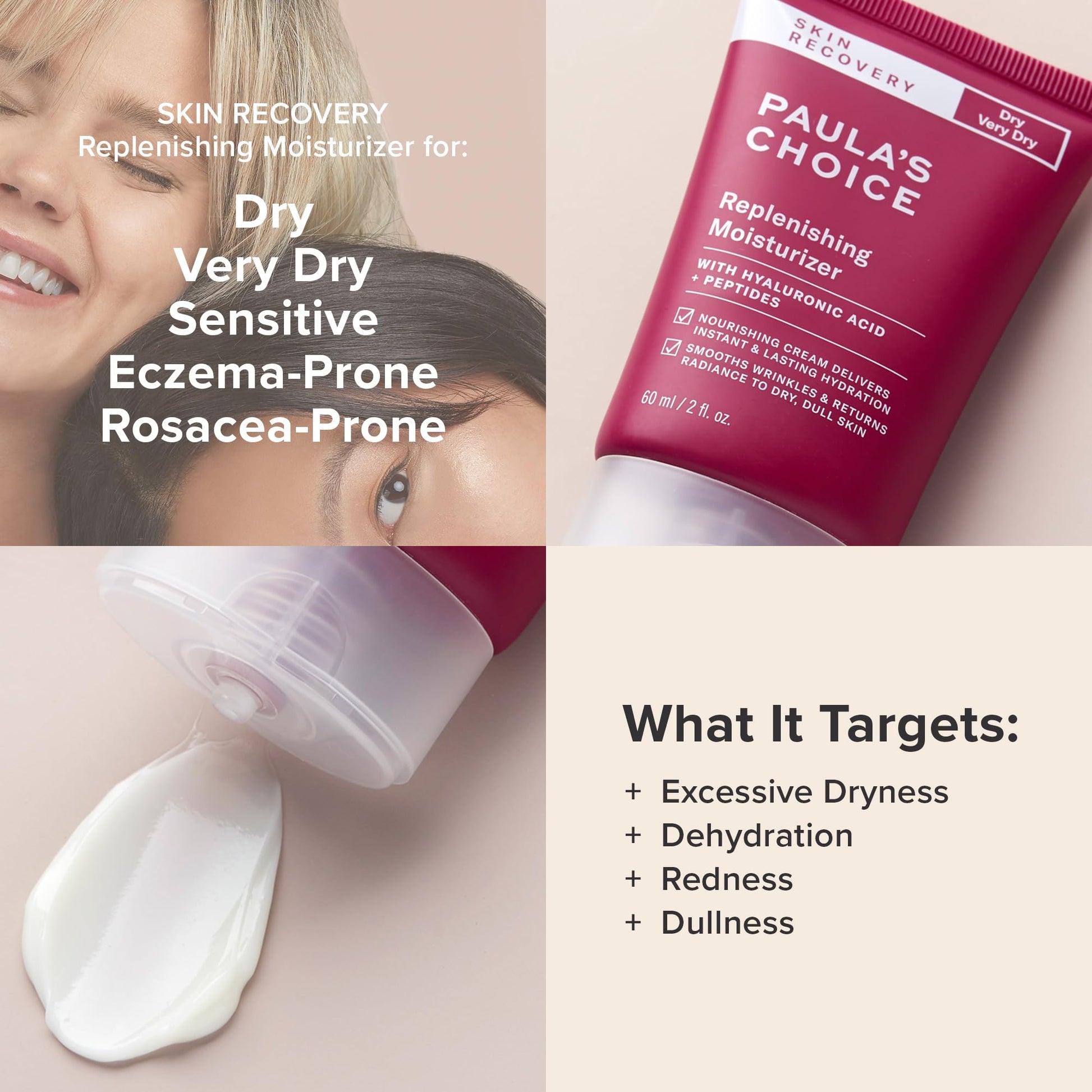 Paula's Choice Skin Recovery Replenishing Moisturizer Cream for Sensitive Rosacea Prone Dry Skin - 2 oz by Paula's Choice