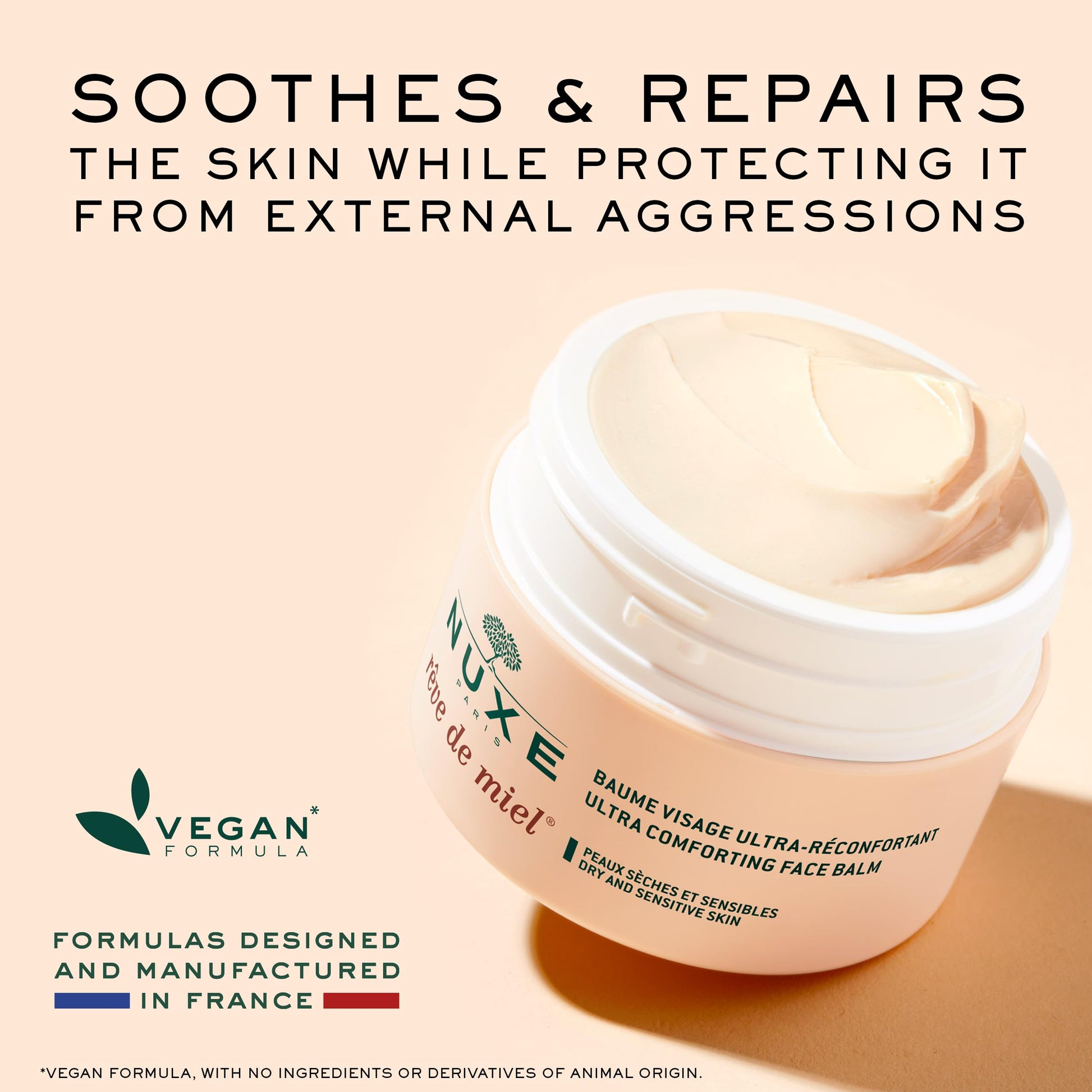 Bálsamo Facial Nuxe Reve de Miel Ultra-Reconfortante Piel Seca Sensible