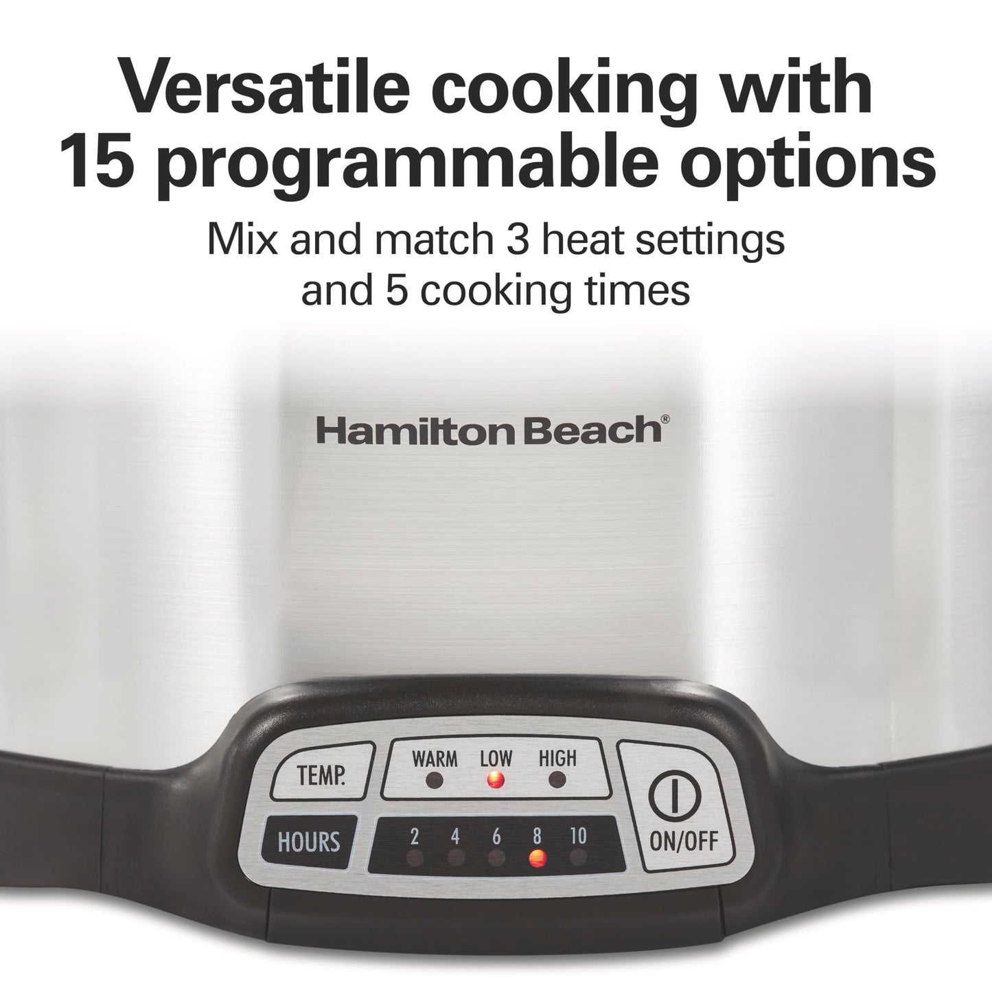 Hamilton Beach 33443 Slow Cooker, SILVER