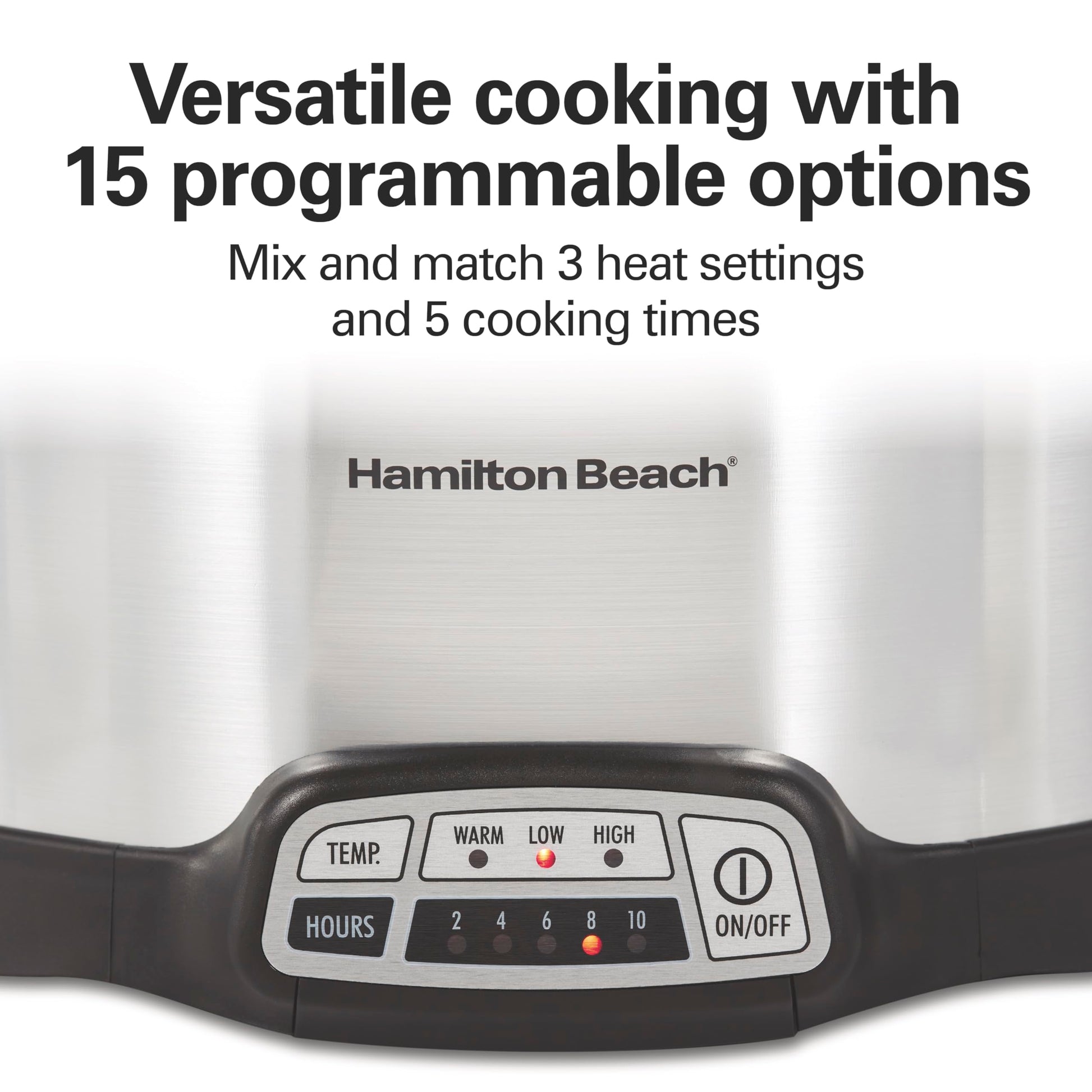 Hamilton Beach 33443 Slow Cooker, SILVER