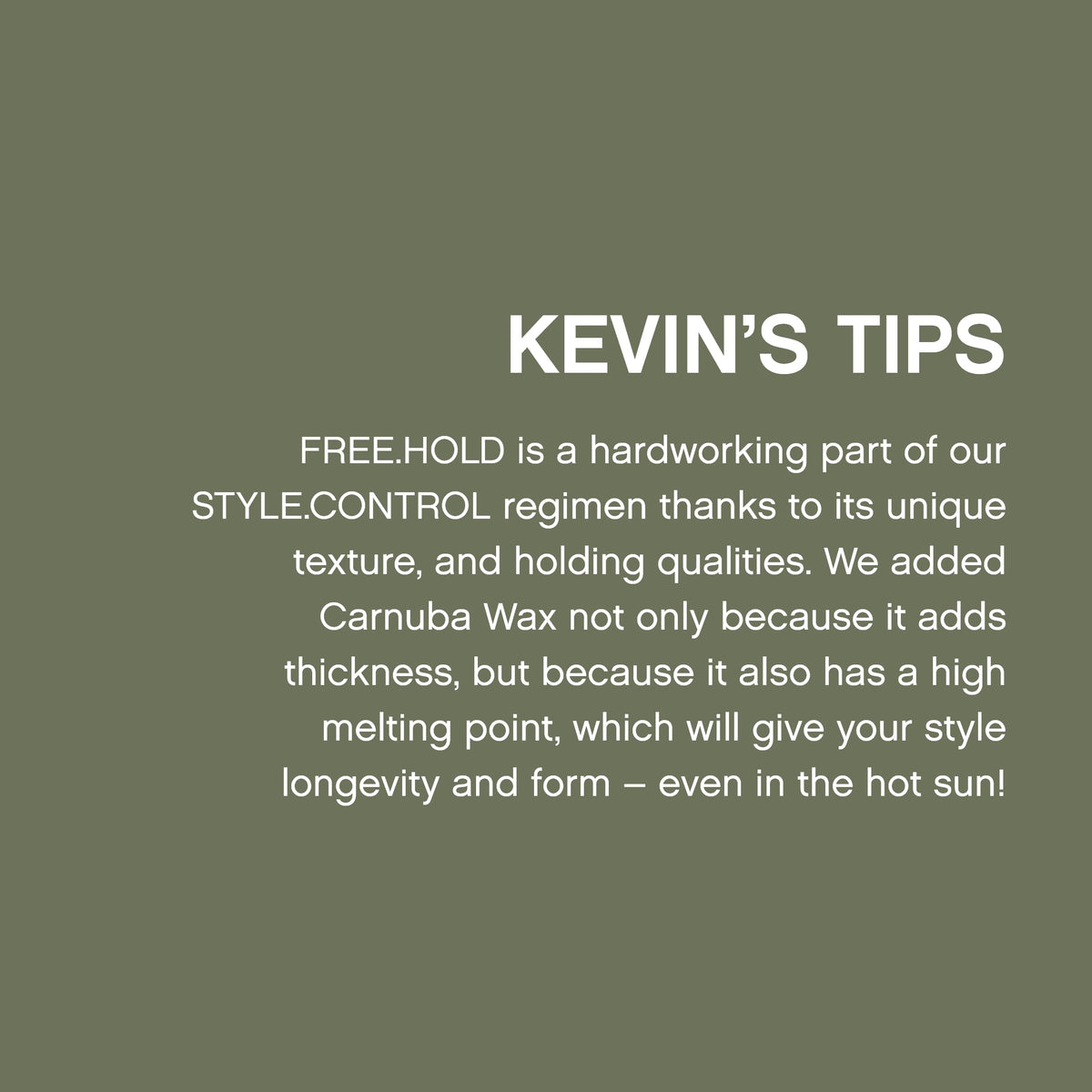 Kevin Murphy Free Hold 35ml Travel Size