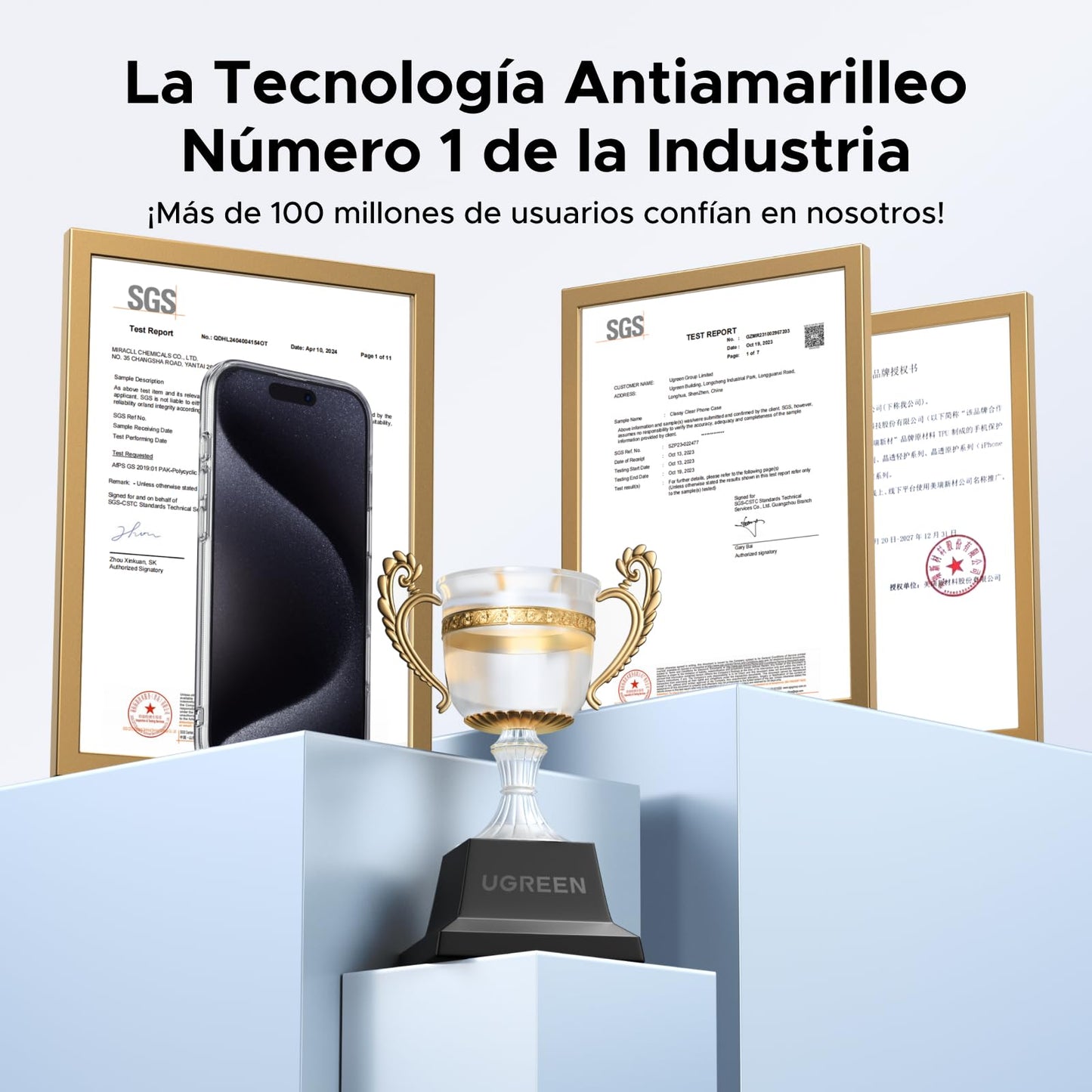UGREEN Funda para iPhone Air, Transparente Carcasa de TPU, Anti-Amarillo Case, SGS 1.2 m Protección Anti-caídas, HD Bordes Suaves, Antiarañazos, Alta Transparencia con Cámaras Cubiertas