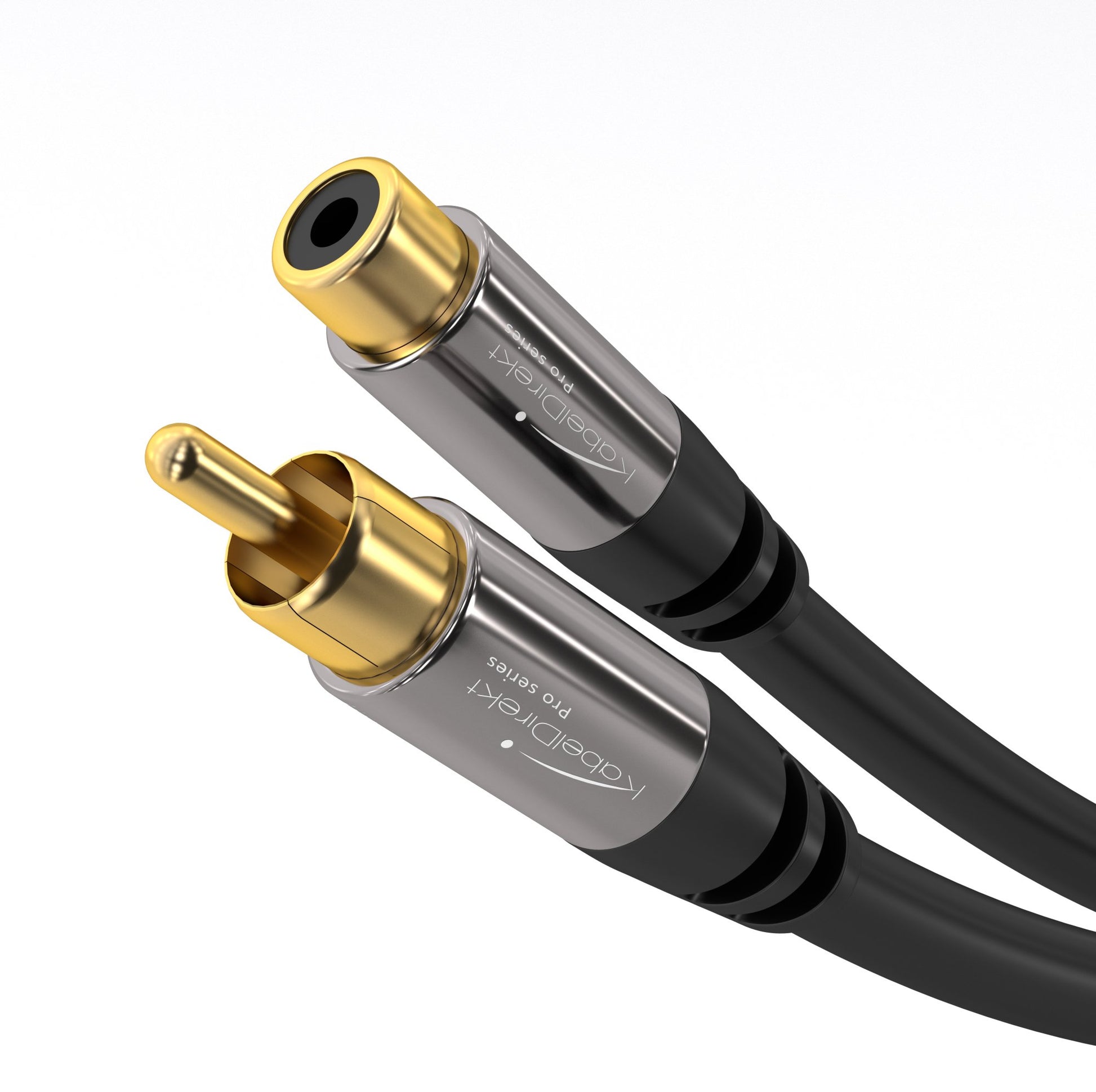 KabelDirekt – Cable de extensión Cinch – 9ft/3m