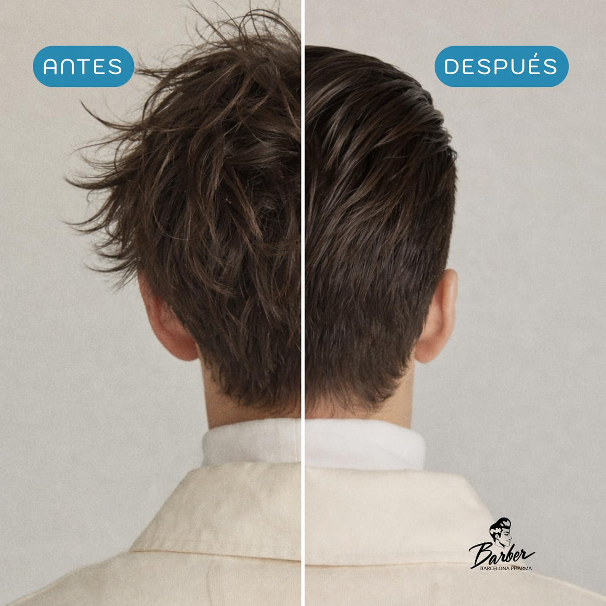 Gel para Cabello Hombre | Barber | Fijación Firme | Sin Alcohol | 700g