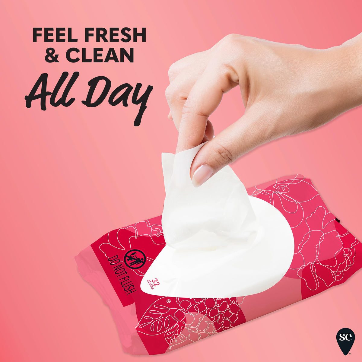 Summer's Eve Cleansing Cloths | Blissful Escape | pH-Balanced | 32 Count