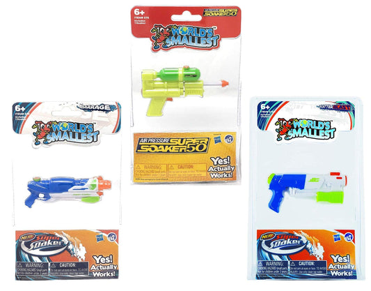 Juego de Super Soakers World's Smallest SS50 Barrage Scatter Blast Multicolor