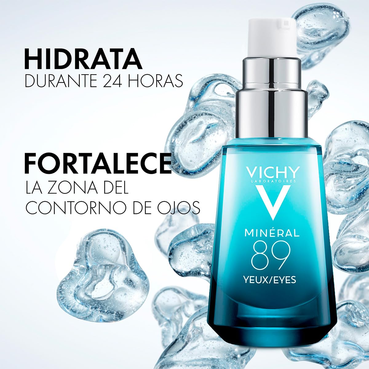 Tratamiento para Contorno de Ojos con Ácido Hialurónico Vichy Minéral 89 15ml