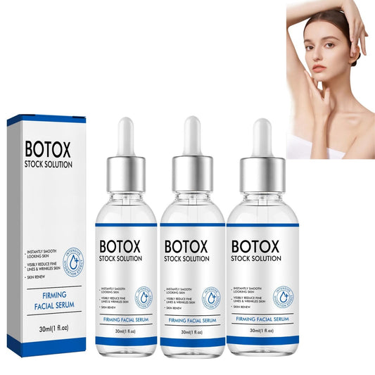 Botox Facial Serum, Botox Anti-aging Serum, Anti-Aging Serum for Women, Liquid Botox for Reduce Fine Lines, Wrinkles, Plump Skin (3 PCS)