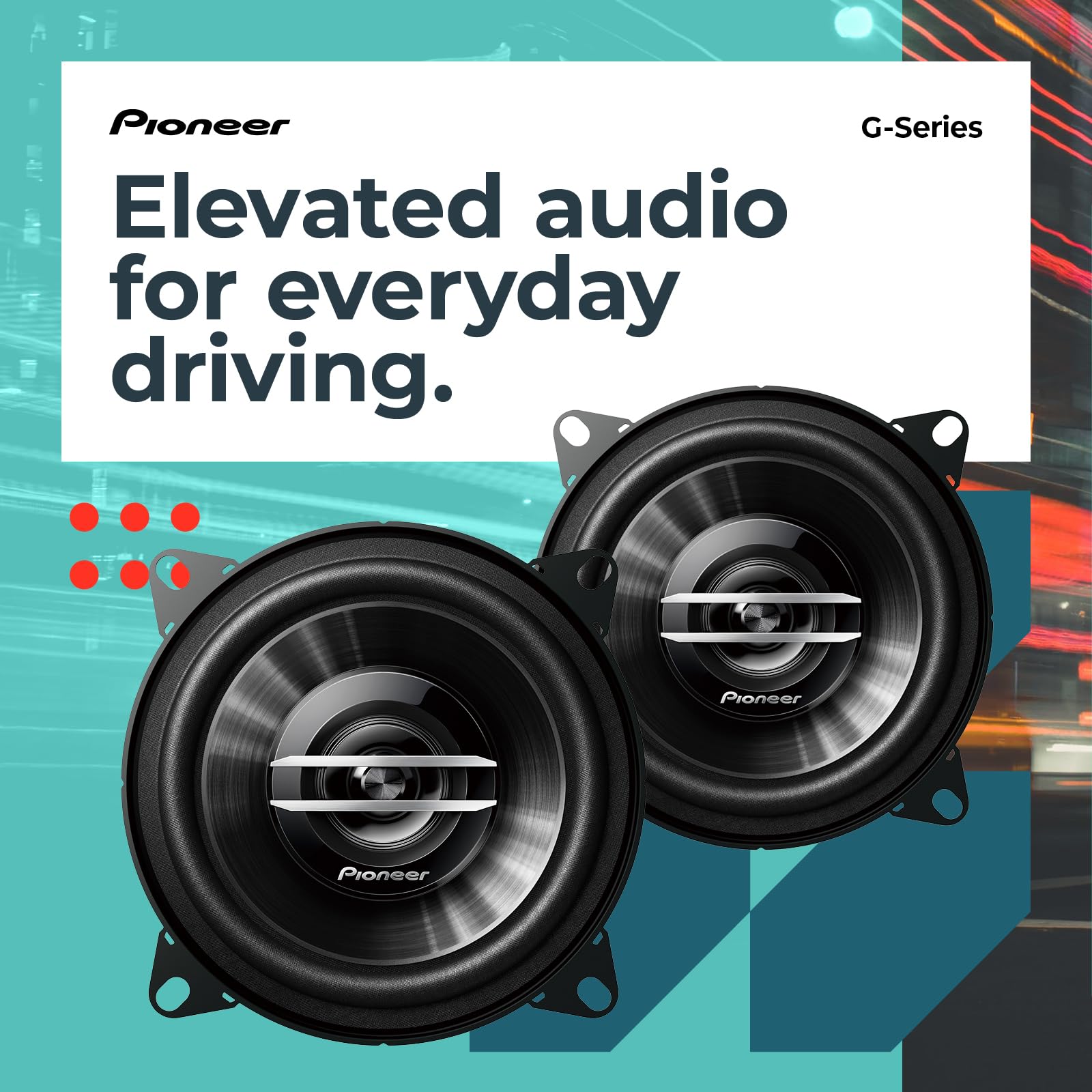 Pioneer Car 4" 2 Way 200w