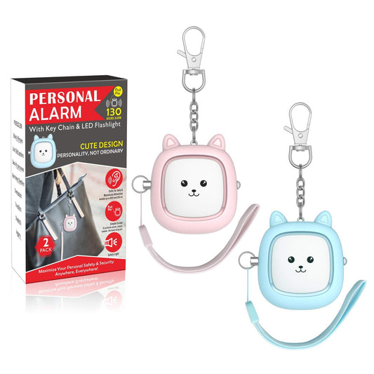 Alarma Personal VIGOROAD Sonido Seguro LED con Sirena Potente 130 dB para Mujer