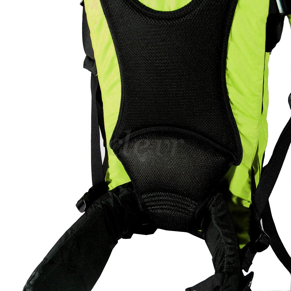Clevr - Mochila Ligera Excursionismo de Lujo Para Bebé Niño Con Visera de Parasol, Verde