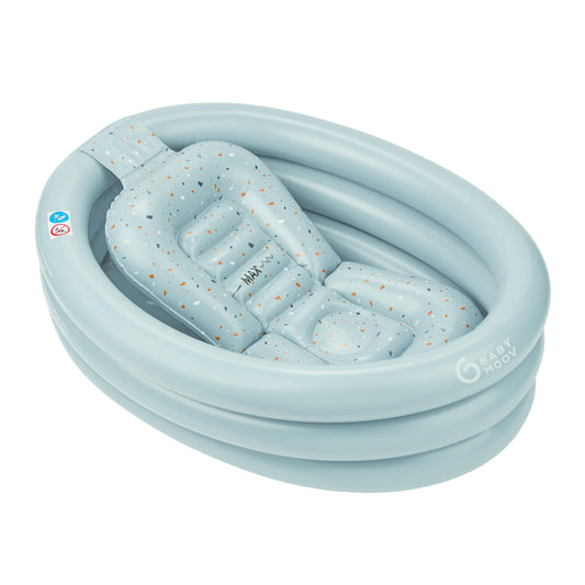 Babymoov Inlatable Bathtub & Pool - Safe, Portable & Grows with Baby (from 0+ Newborn Insert Included)