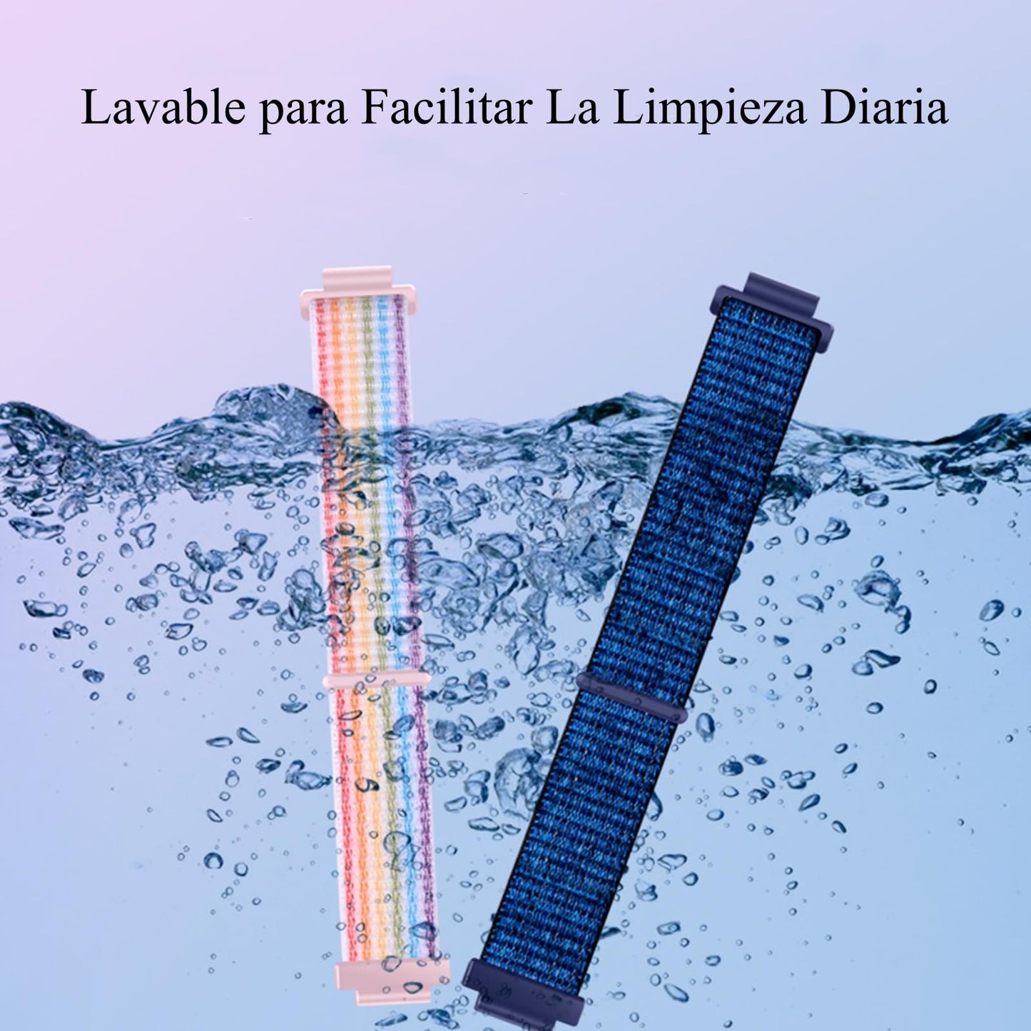 Correa ZHIKE Nebulosa Violeta y Siete Arco Iris Extensible para Huawei Watch Kids 4 Pro