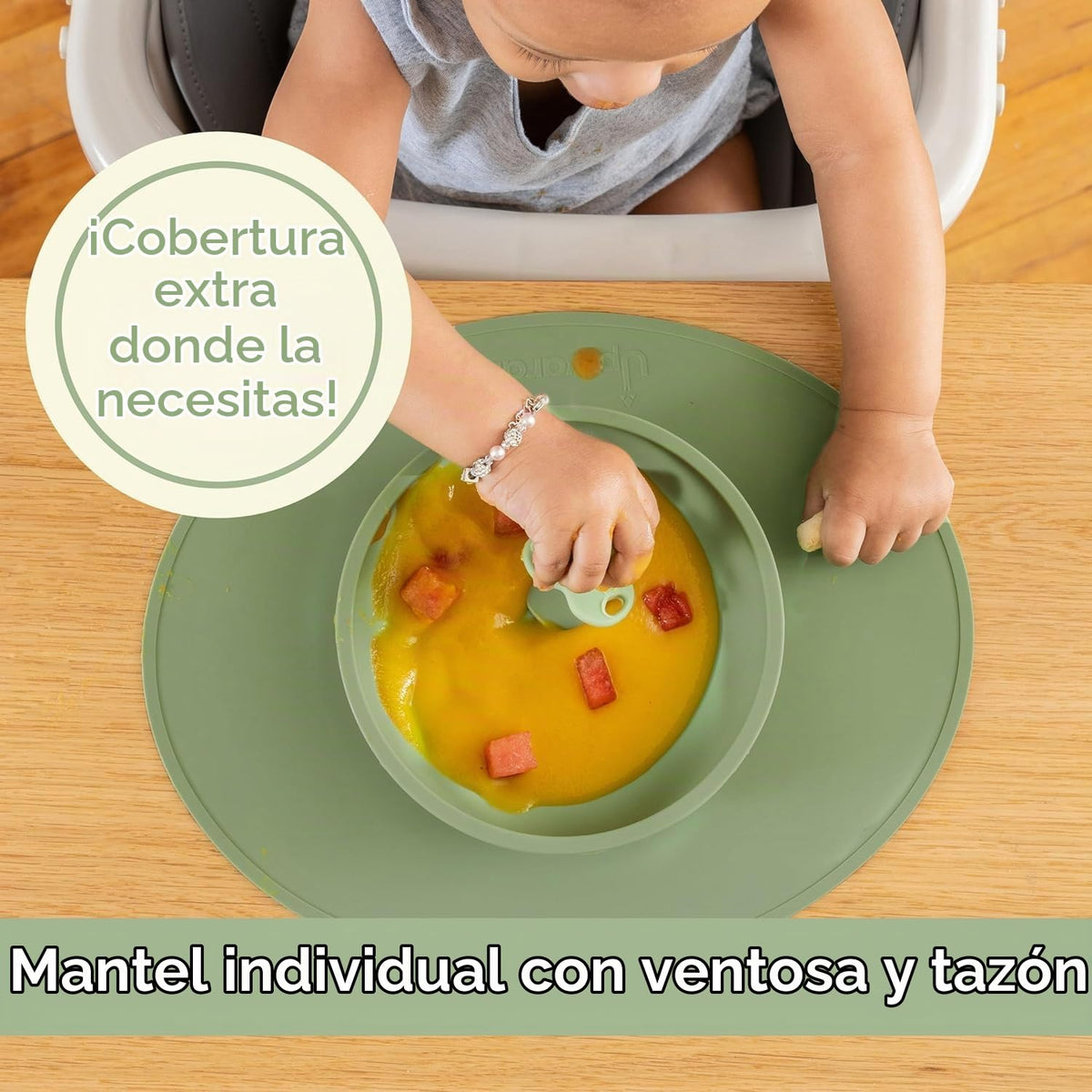 Upward Baby - Suministros de destete LED para bebé, juego de alimentación de bebé, esencial para la alimentación del bebé, conjunto de destete LED para bebé, esencial para comer bebés, juego de