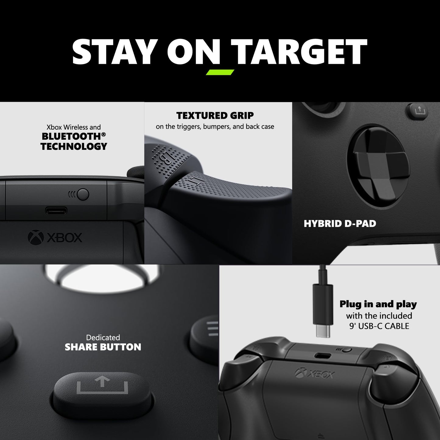 Control Inalámbrico Xbox + Cable USB-C - Standard Edition