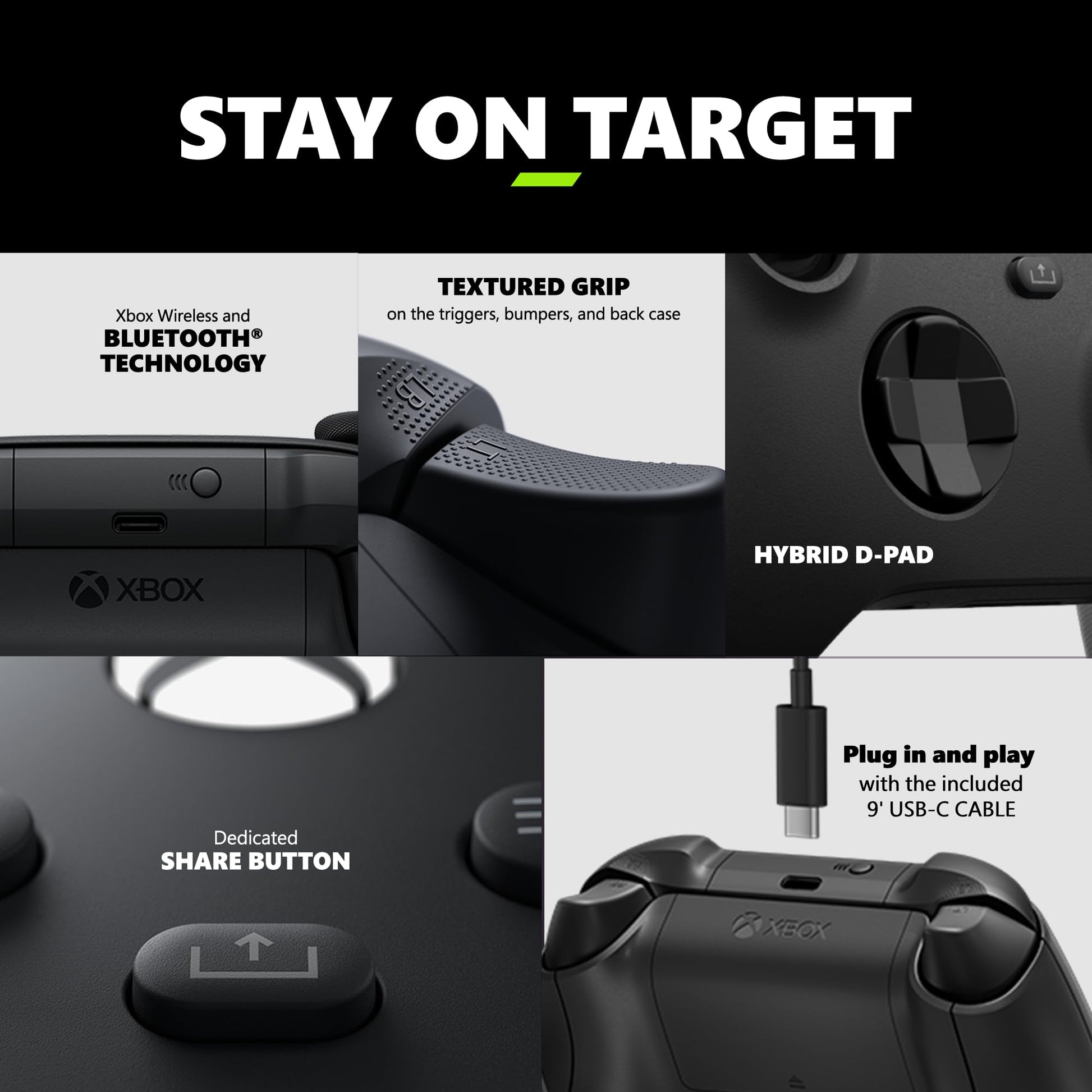 Control Inalámbrico Xbox + Cable USB-C - Standard Edition