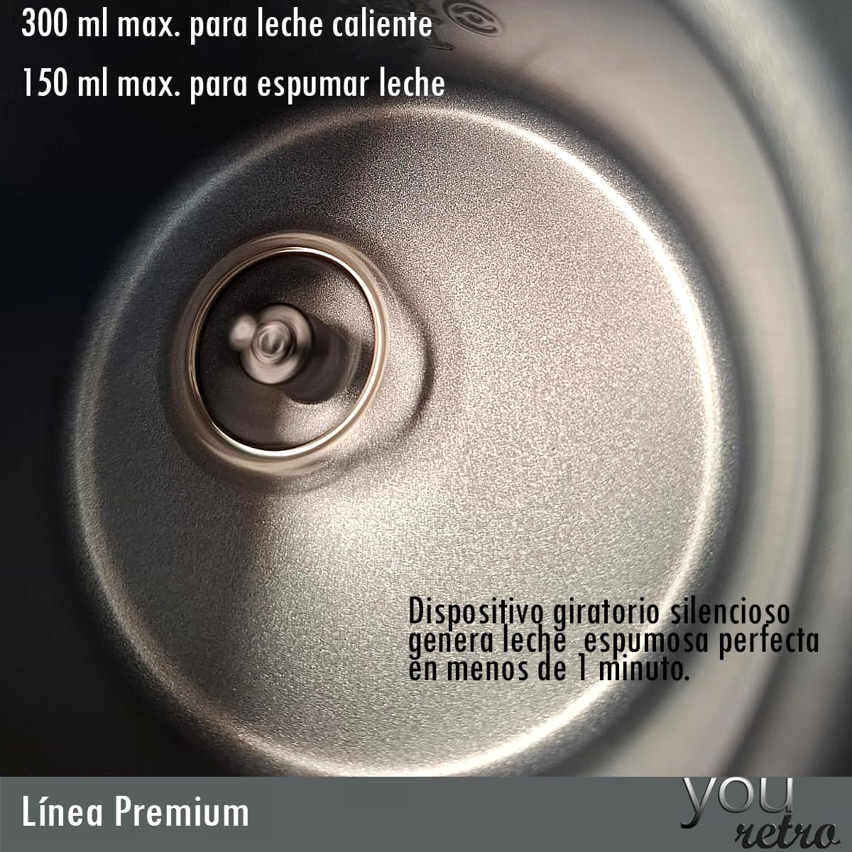 Espumador de Leche YOU Automático 4 en 1 Eléctrico