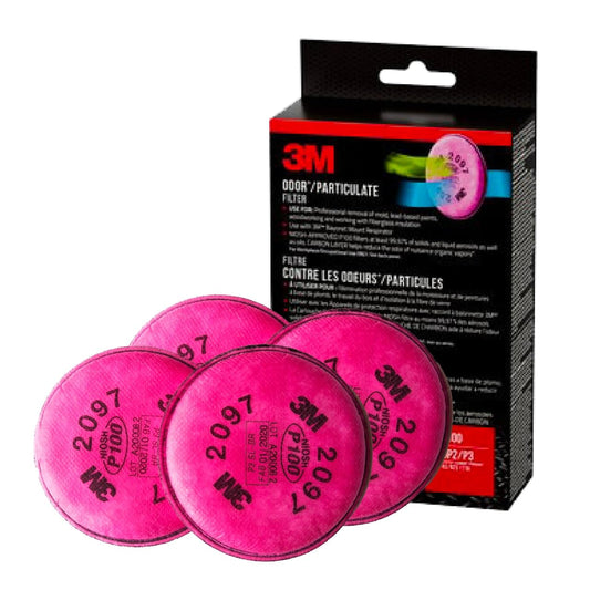 Filtros de Partículas 3M P100 Rosa con Olores para Hombre y Mujer