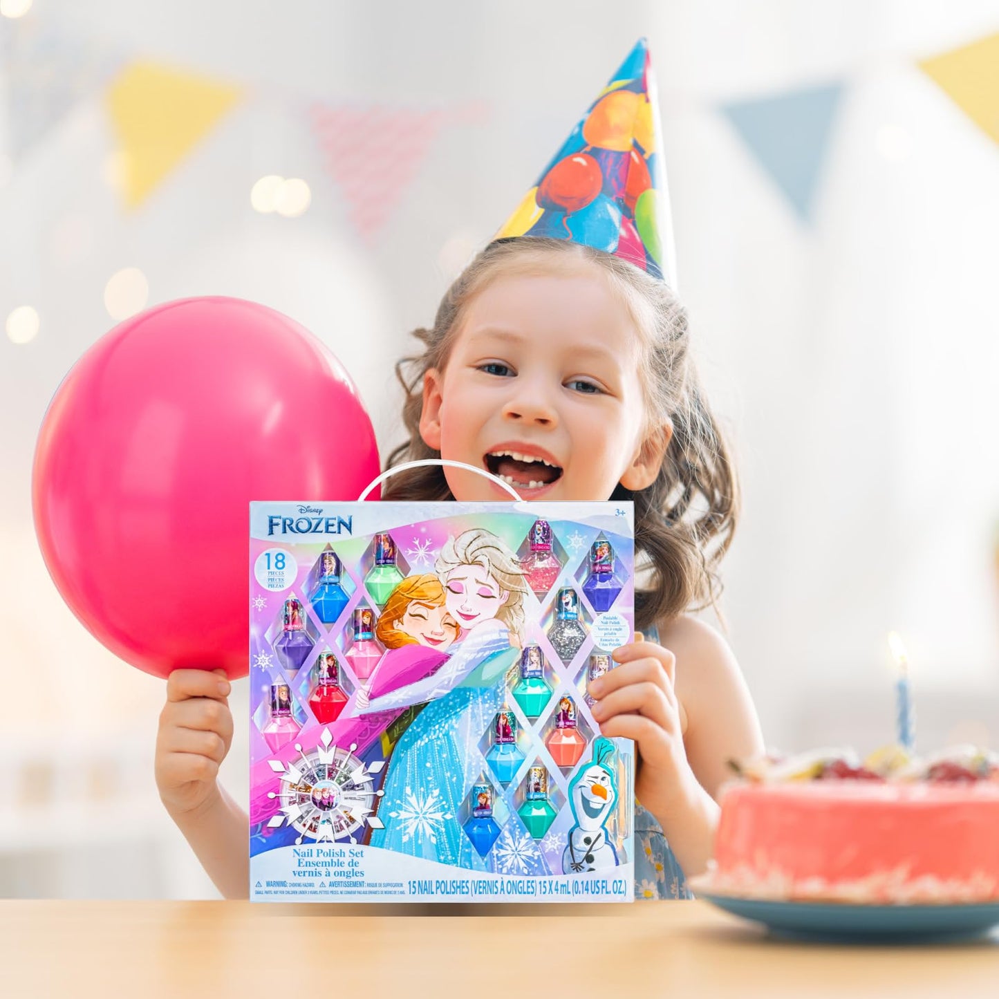 Frozen Esmalte al Agua 15 pzas Fácil de Quitar para Niñas Regalo