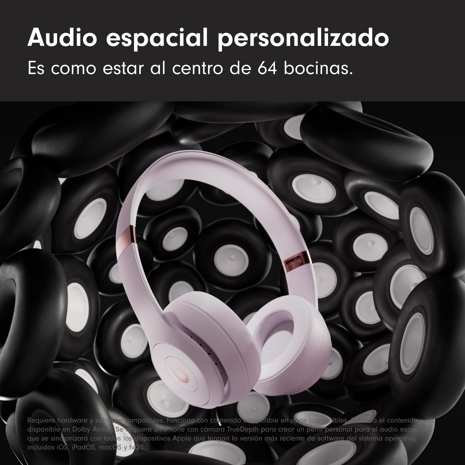 Beats Solo4 - Auriculares supraaurales inalámbricos - Rosa Nube