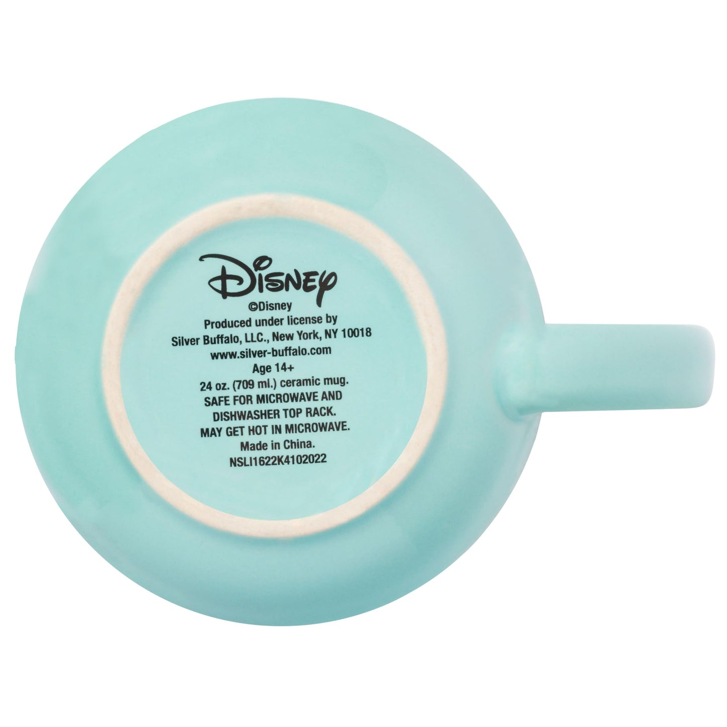 Taza de Cerámica Silver Buffalo Lilo and Stitch Pastel con Tapa Plástica Ventilada
