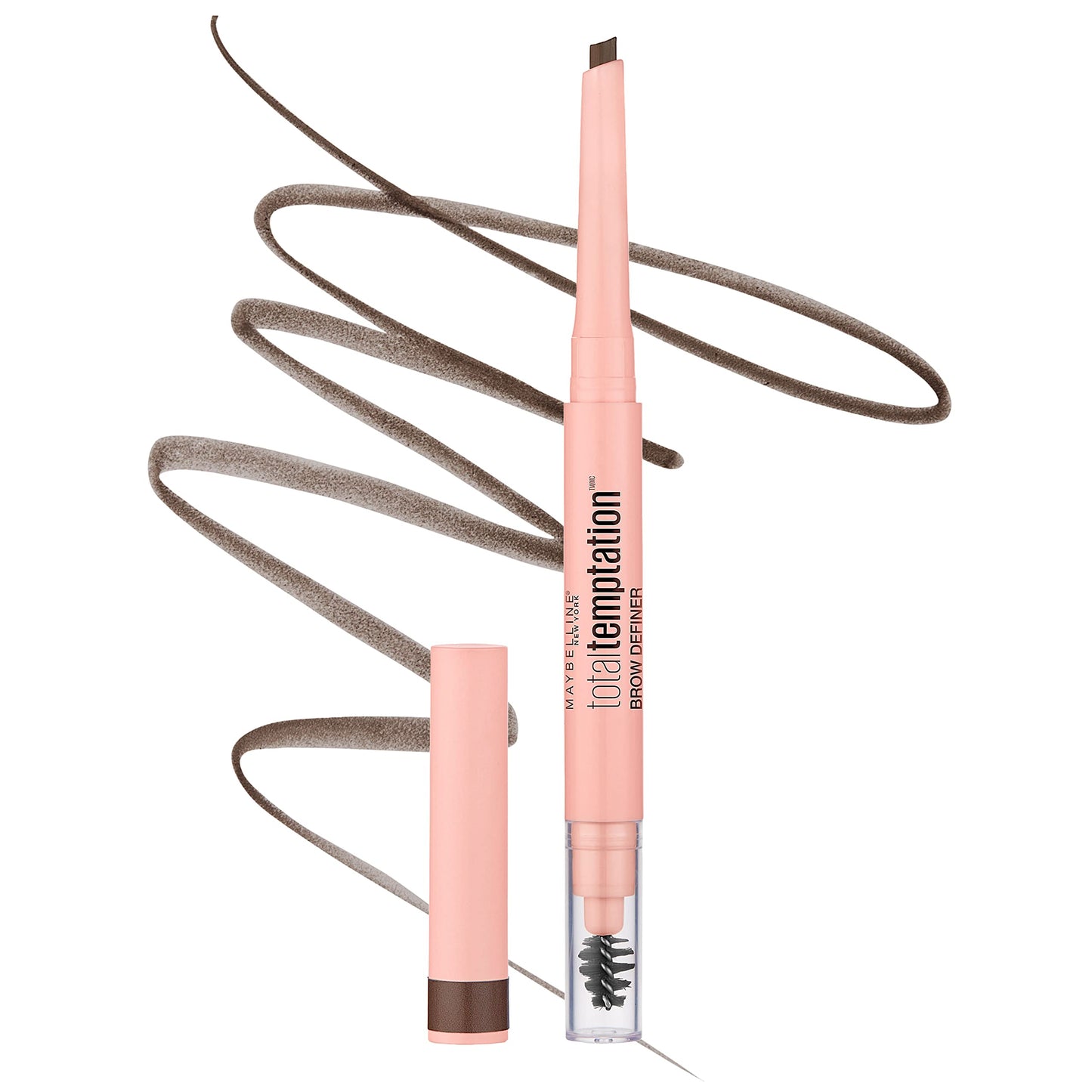 Lápiz para Cejas Maybelline Medium Brown Total Temptation