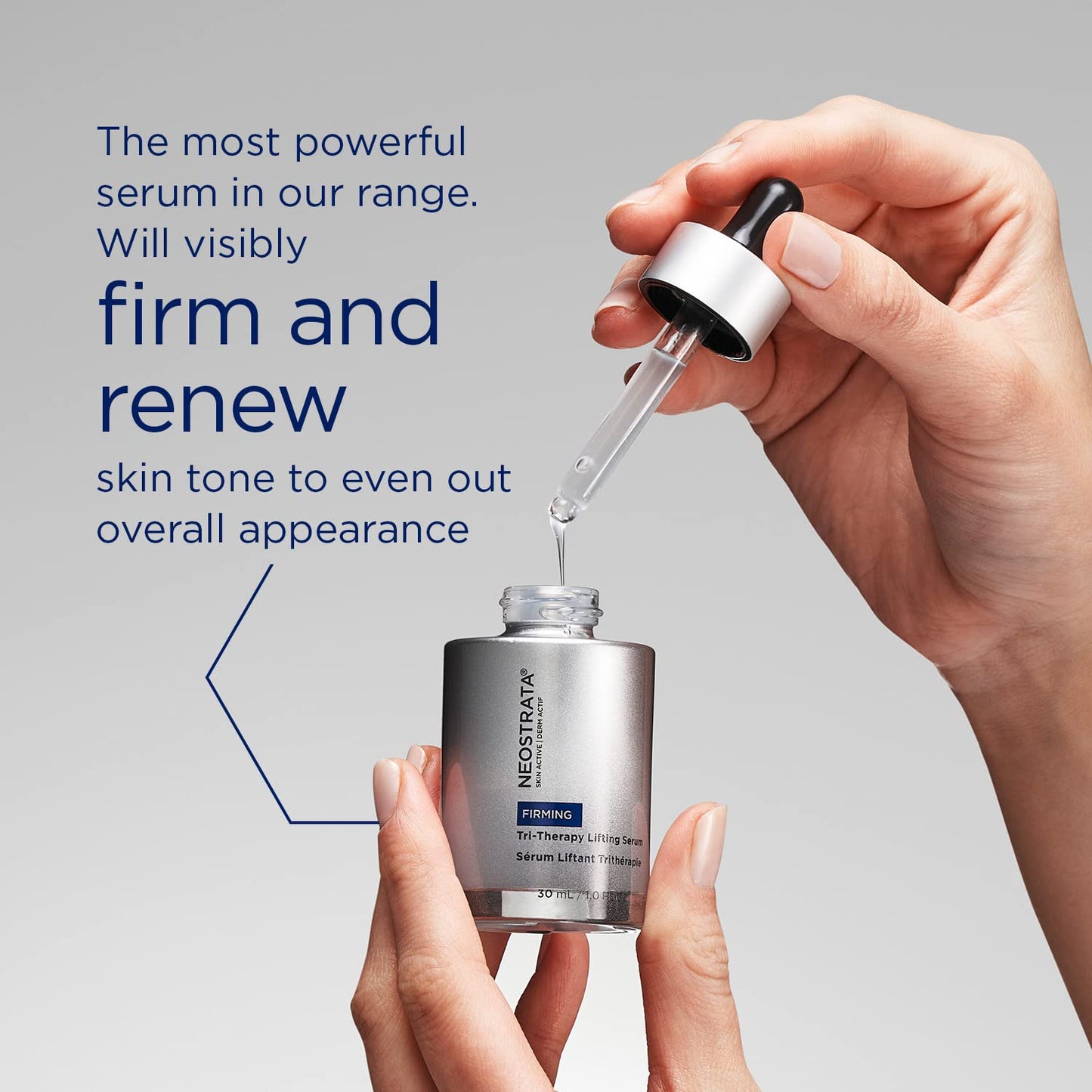 Skin Active Firming Tri-Therapy Lifting Serum Hyaluronic Acid and PHA Serum