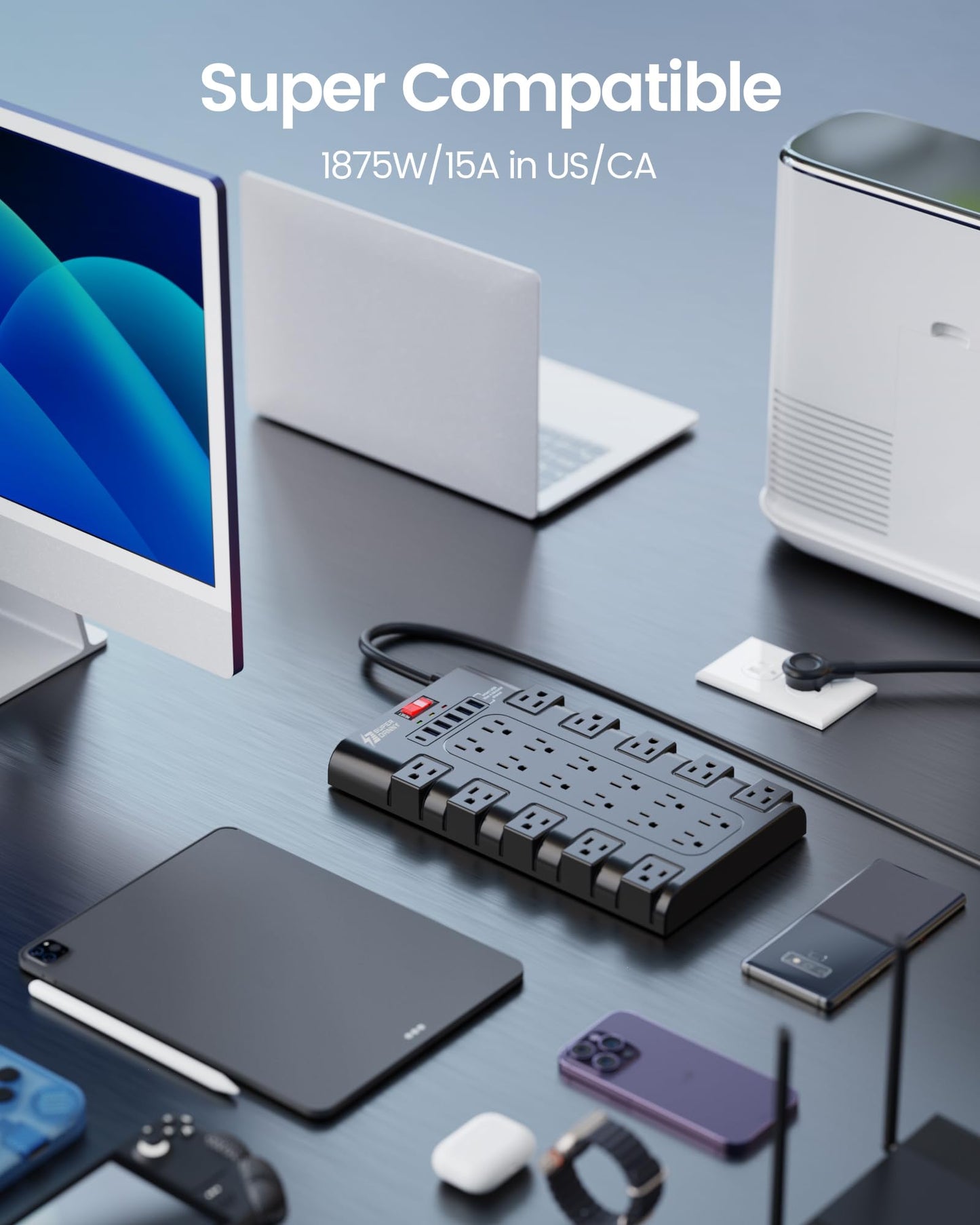 SUPERDANNY SDBKps22AC6USB-us