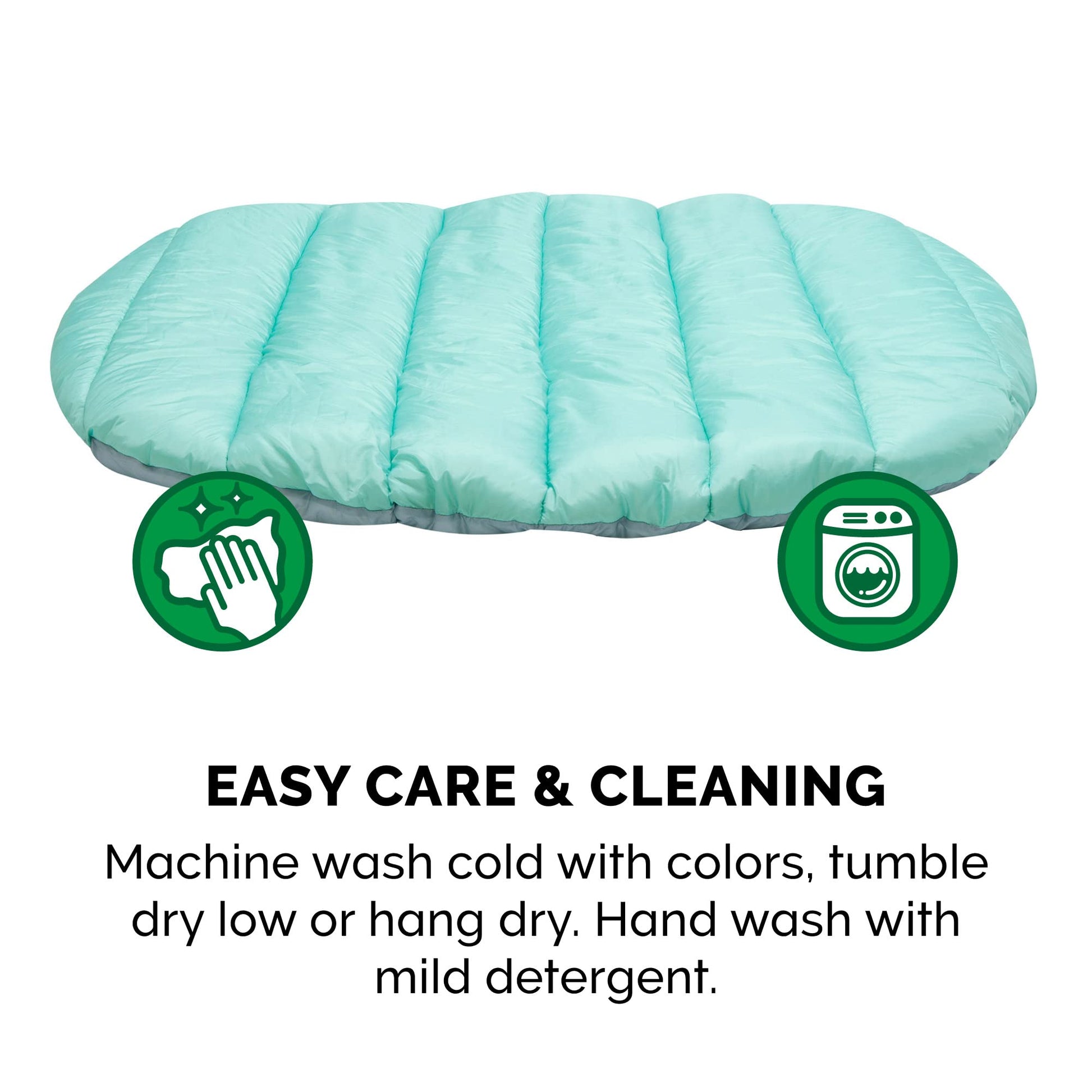 Cama para Perro Furhaven Aqua Granite Gray con Cojín de Viaje Lavable Tamaño Pequeño