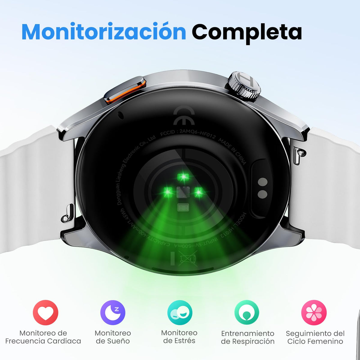 Smartwatch HAYLOU 4S AMOLED 1.43 Pulgadas GPS Bluetooth 5.3 para Mujer y Hombre