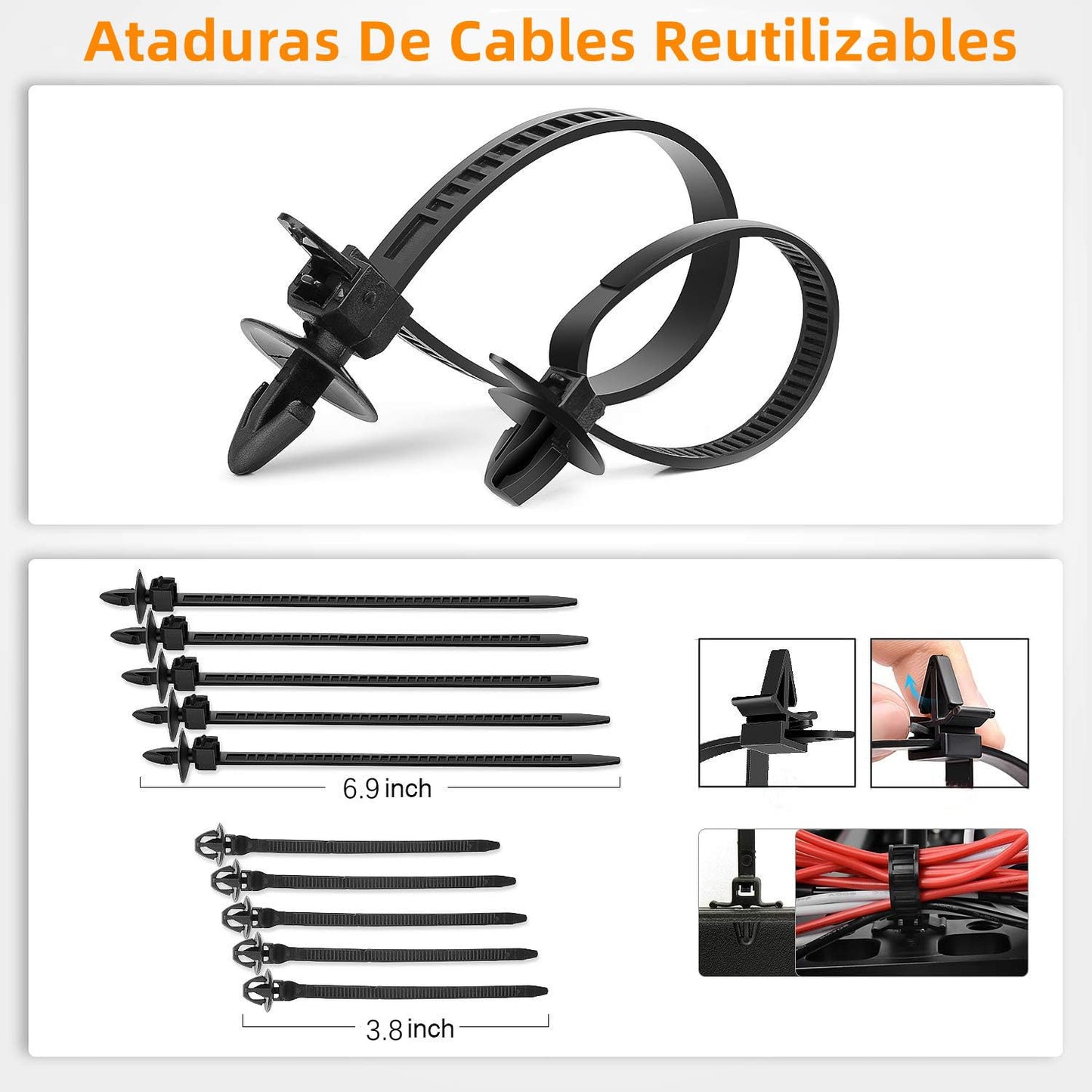 Grapas Automotrices 670 Piezas, Clips de Sujeción de Plástico para Coche 16 Tamaños, con Herramientas de Extracción de Sujetadores, Universal Auto Clips de Nylon para Toyota, Honda, Nissan, Mazda