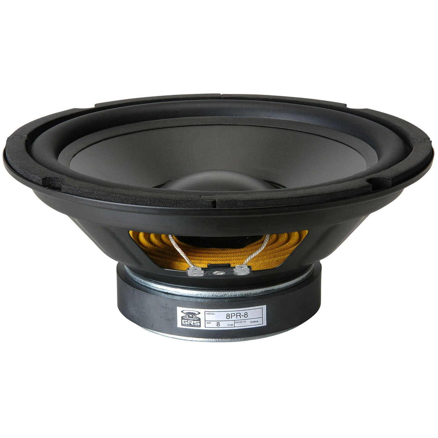 GRS 8PR-8 - Woofer de goma de polivinilo de 8 pulgadas