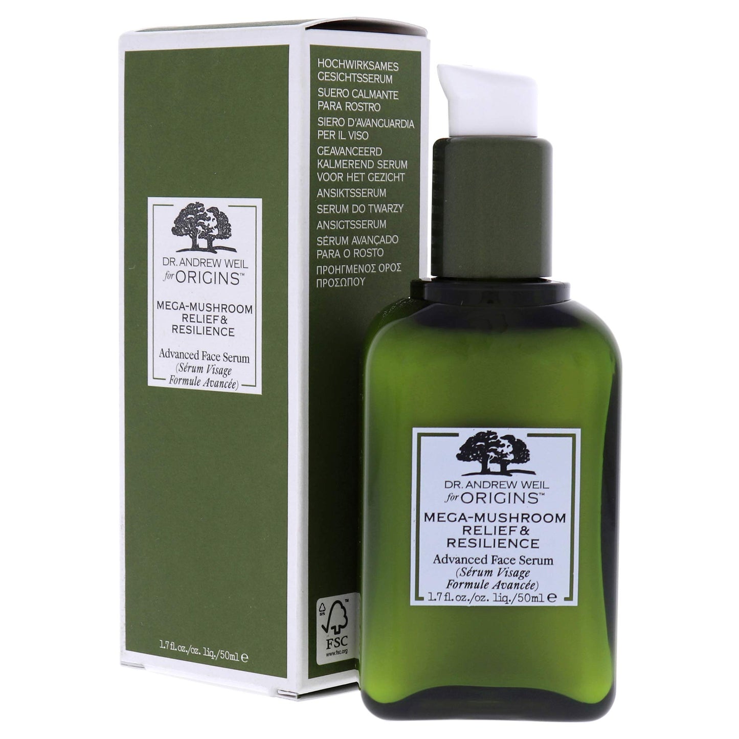 Origins Mega-Mushroom Relief and Resilience Advanced Face Serum Unisex Serum 1.7 oz