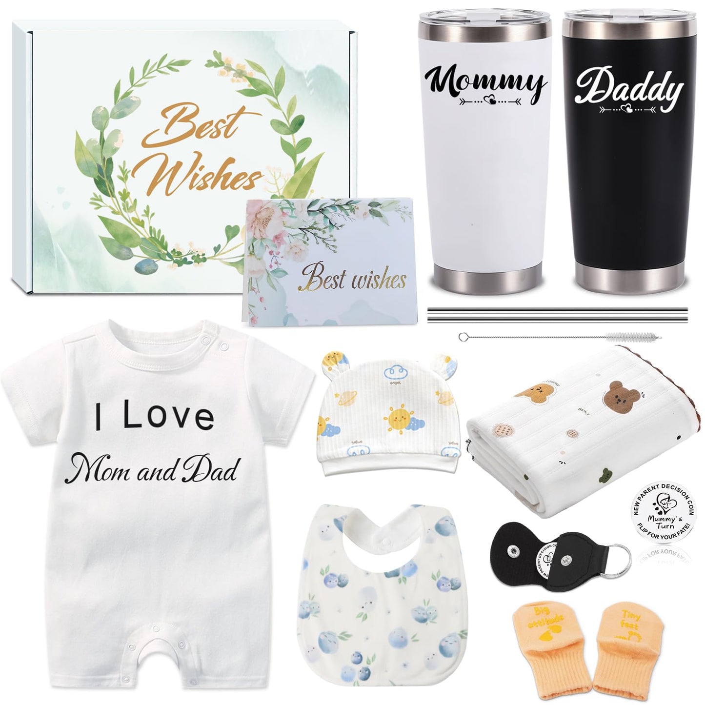 Regalos únicos para madres para mujeres, regalos únicos de baby shower para nuevos padres, regalos de revelación de género para madres por primera vez, esperando que los padres sean