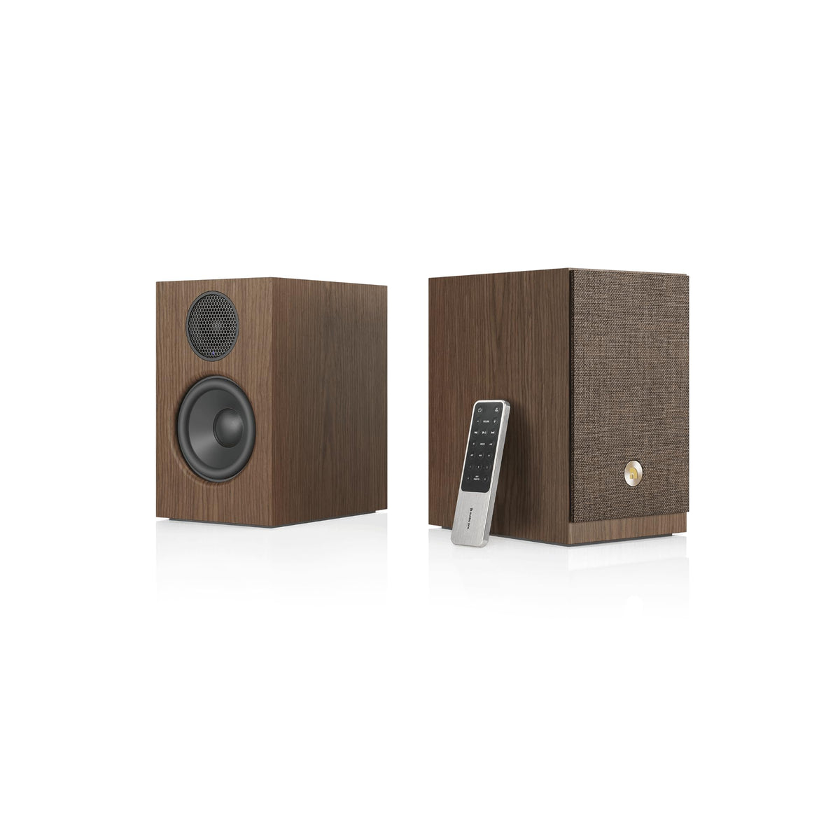 Altavoces Estéreo Audio Pro Nogal Multipieza WiFi y Bluetooth