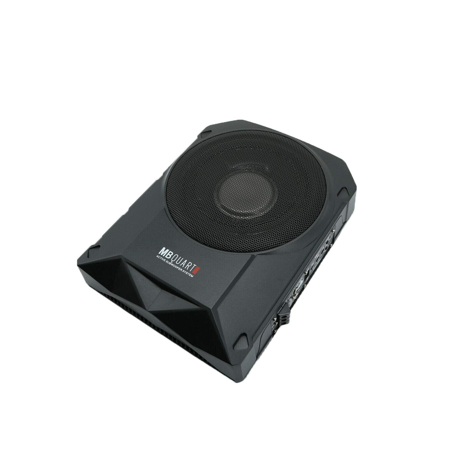 Subwoofer MB Quart Serie de Referencia 8 Pulgadas Negro con Amplificador Integrado para Coche, Barco, RV, ATV