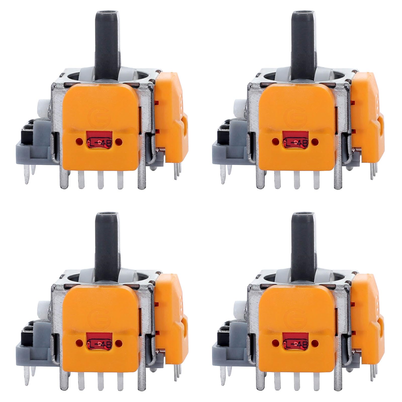 Ikpek - Juego de 4 joysticks de efecto salón de repuesto para driver DualSense PS5, sensor analógico 3D para rueda de pulgar de repuesto para driver PlayStation 5